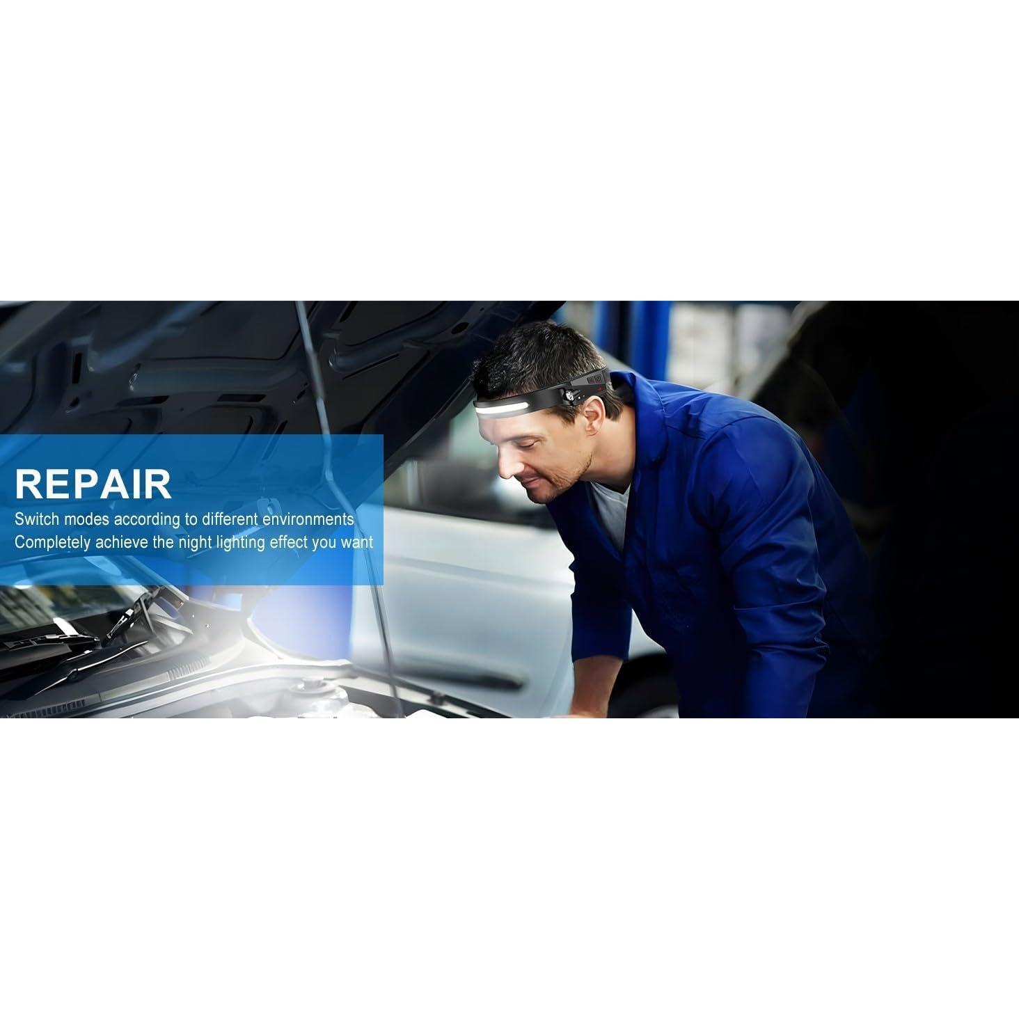 Linterna Frontal Recargable OWL Outdoors 230° LED Impermeable