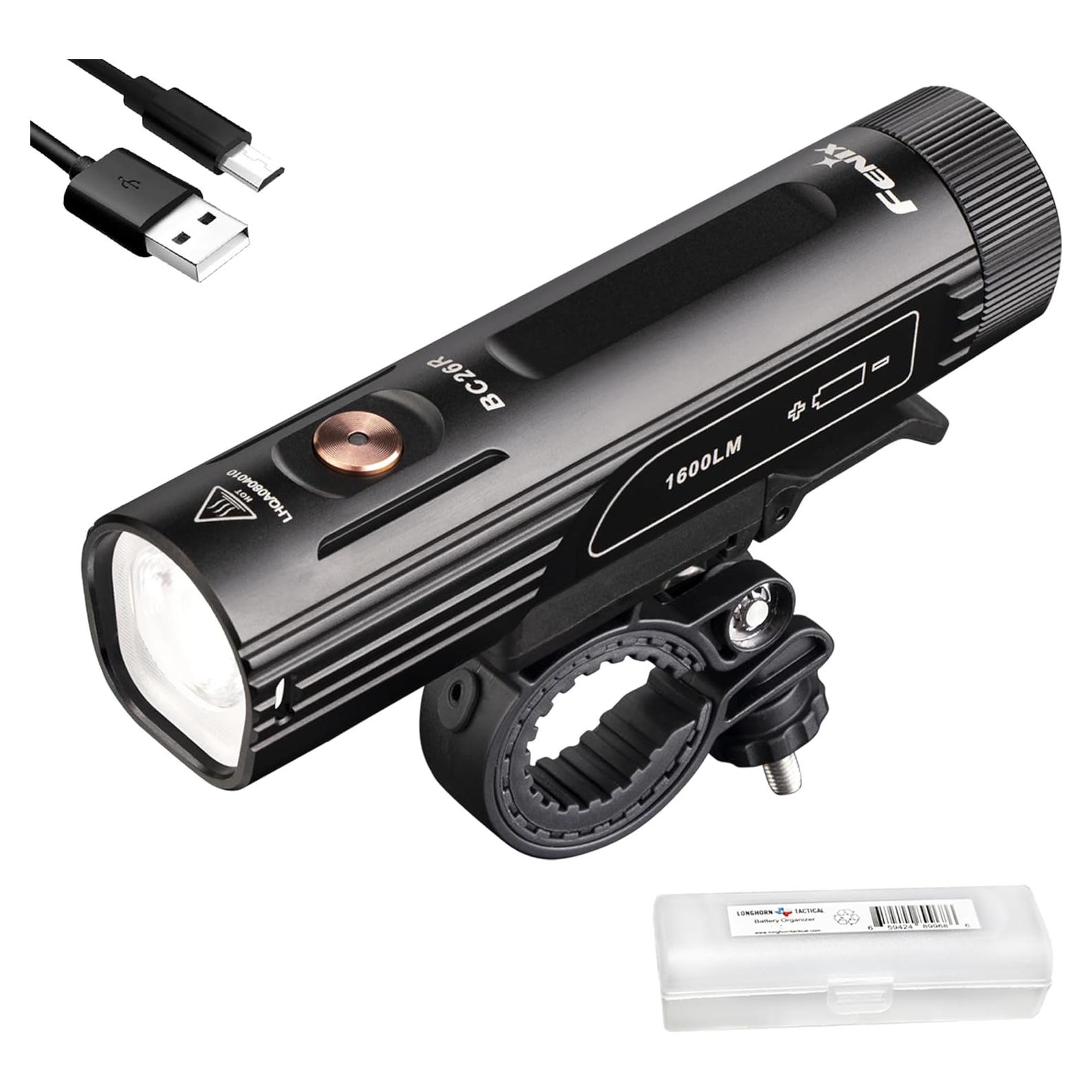 Fenix BC26R Luz de Bicicleta Recargable 1600 Lúmenes