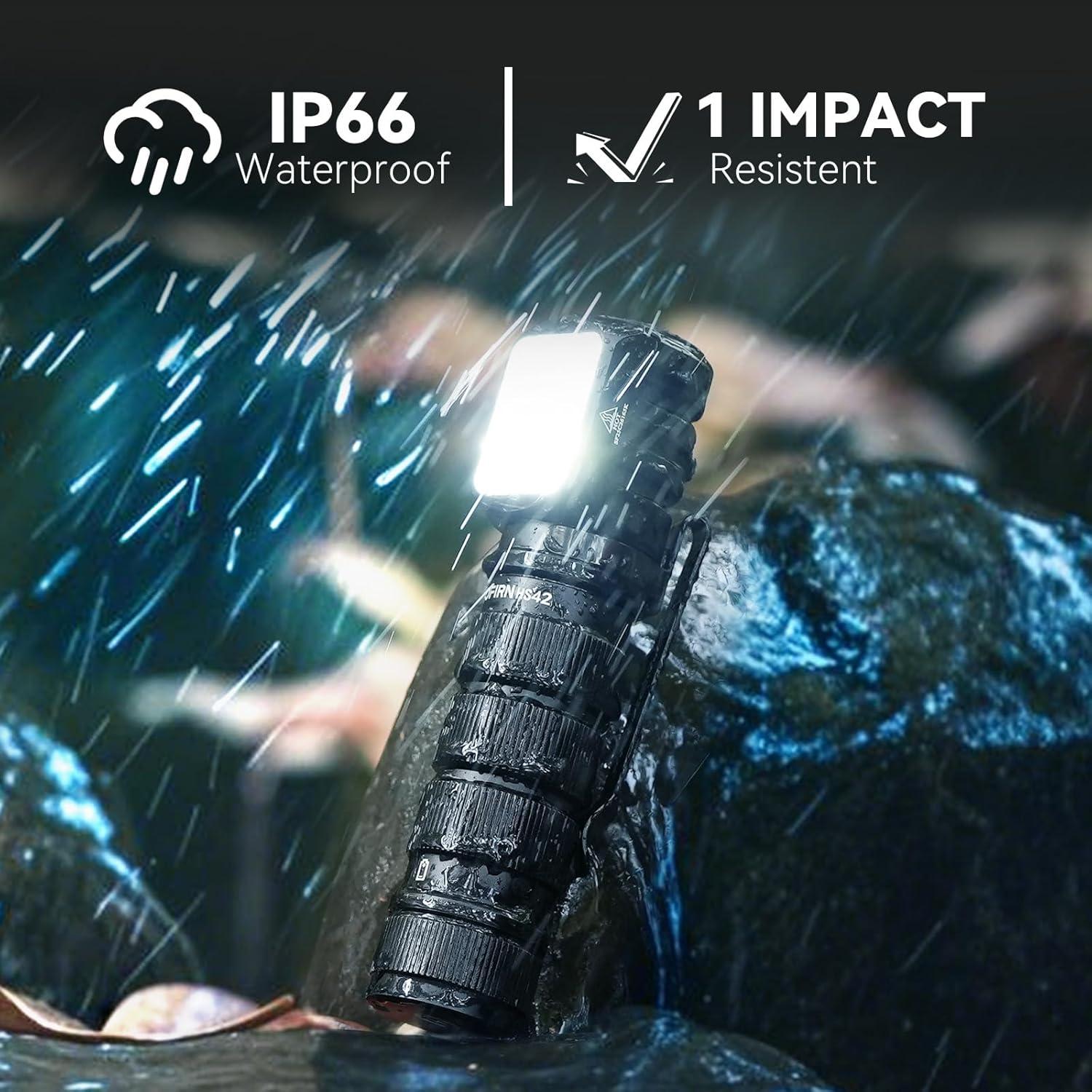 Linterna Frontal Sofirn HS42 Recargable 2100 Lúmenes IP66