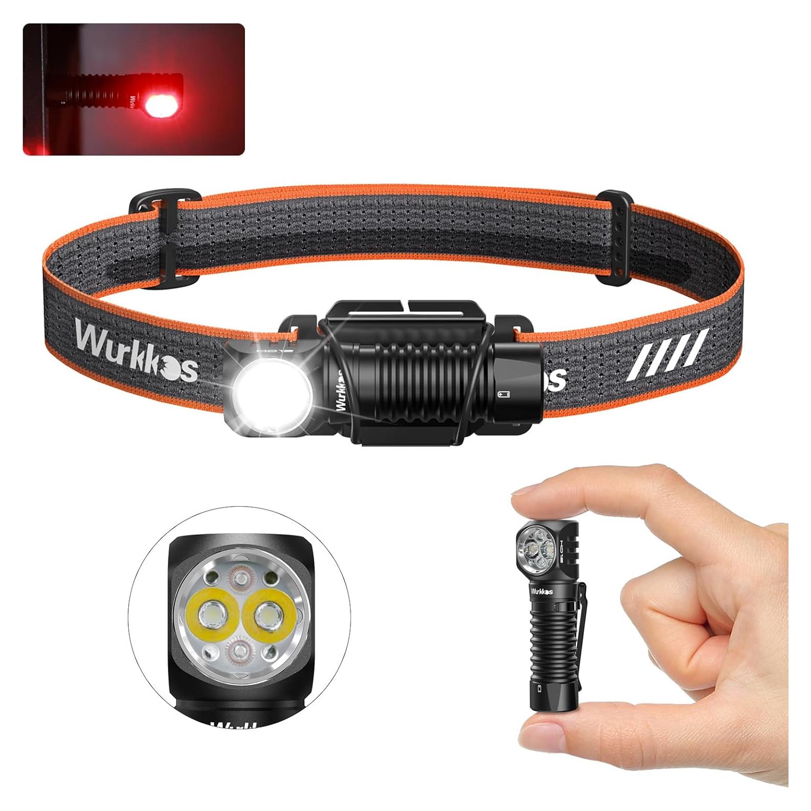 Linterna Frontal Wurkkos HD12 850LM Recargable USB-C