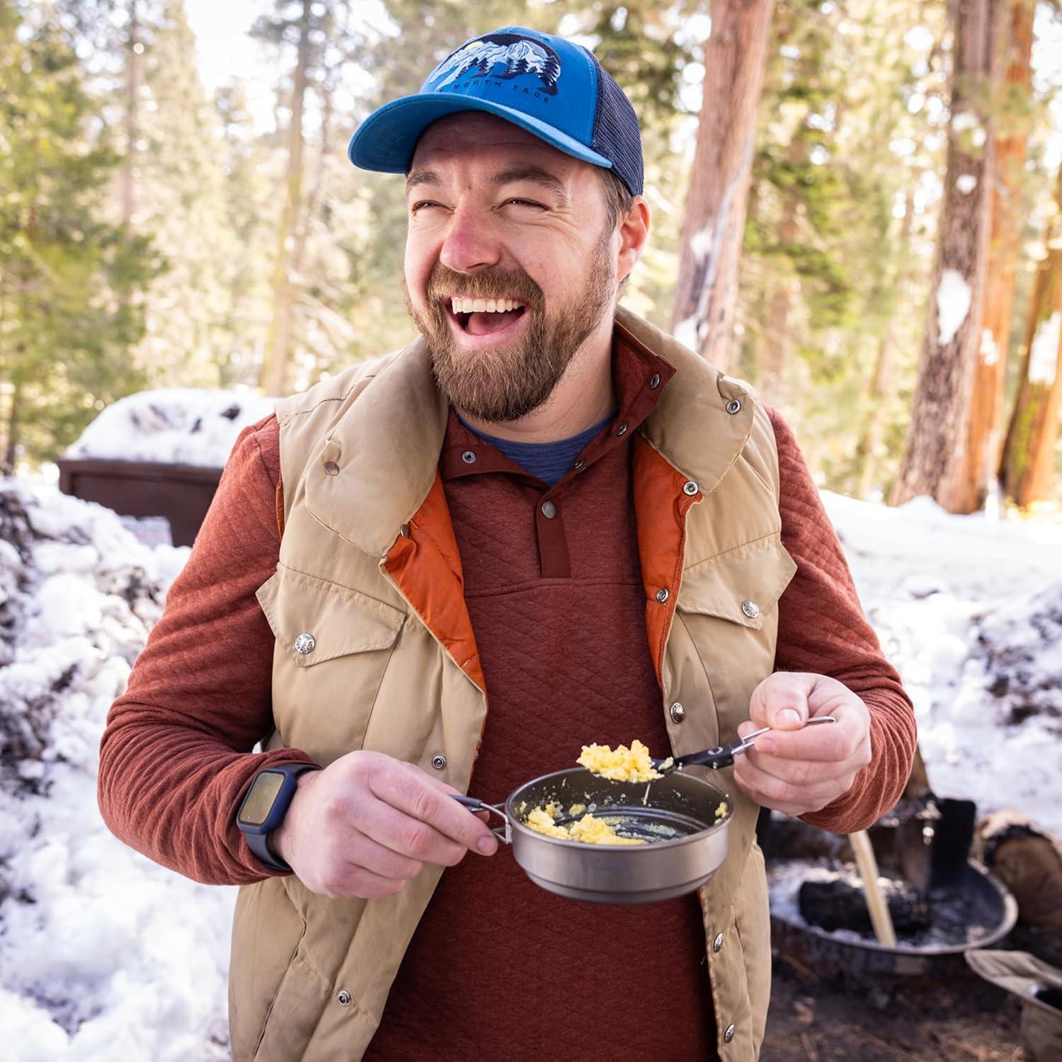 Juego de Utensilios de Cocina Apilables Titanio Explorer Bear