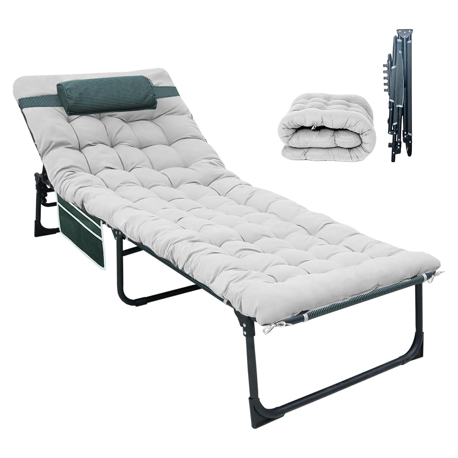 Cama Plegable YELLOW JACKET con Colchón Ajustable 5 Posiciones