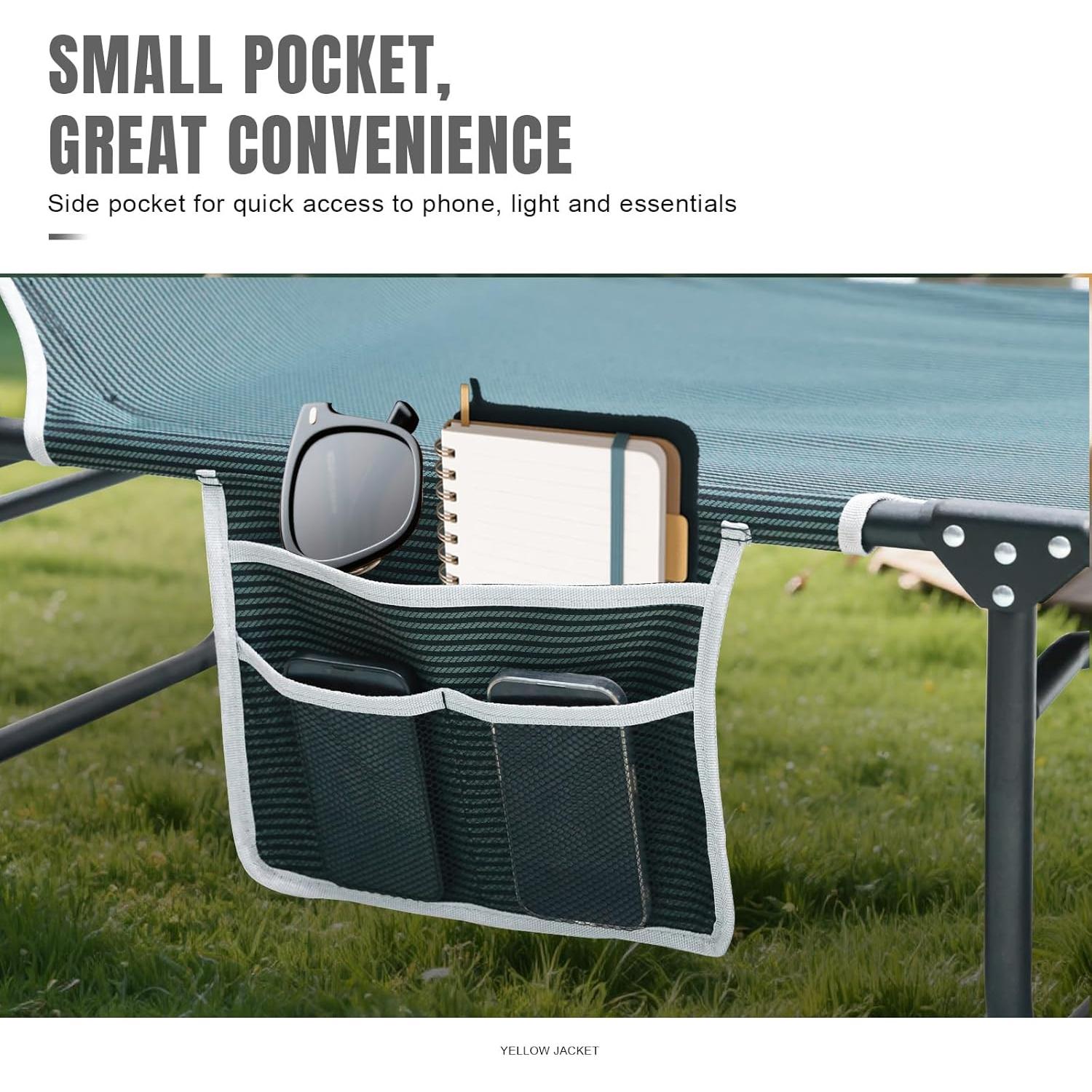 Cama Plegable YELLOW JACKET con Colchón Ajustable 5 Posiciones