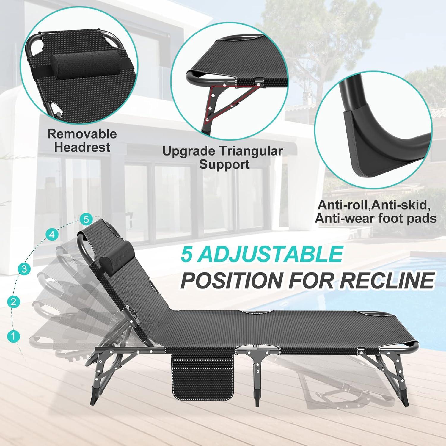 Cama Plegable ABORON para Acampar 190x61cm 227kg Carga