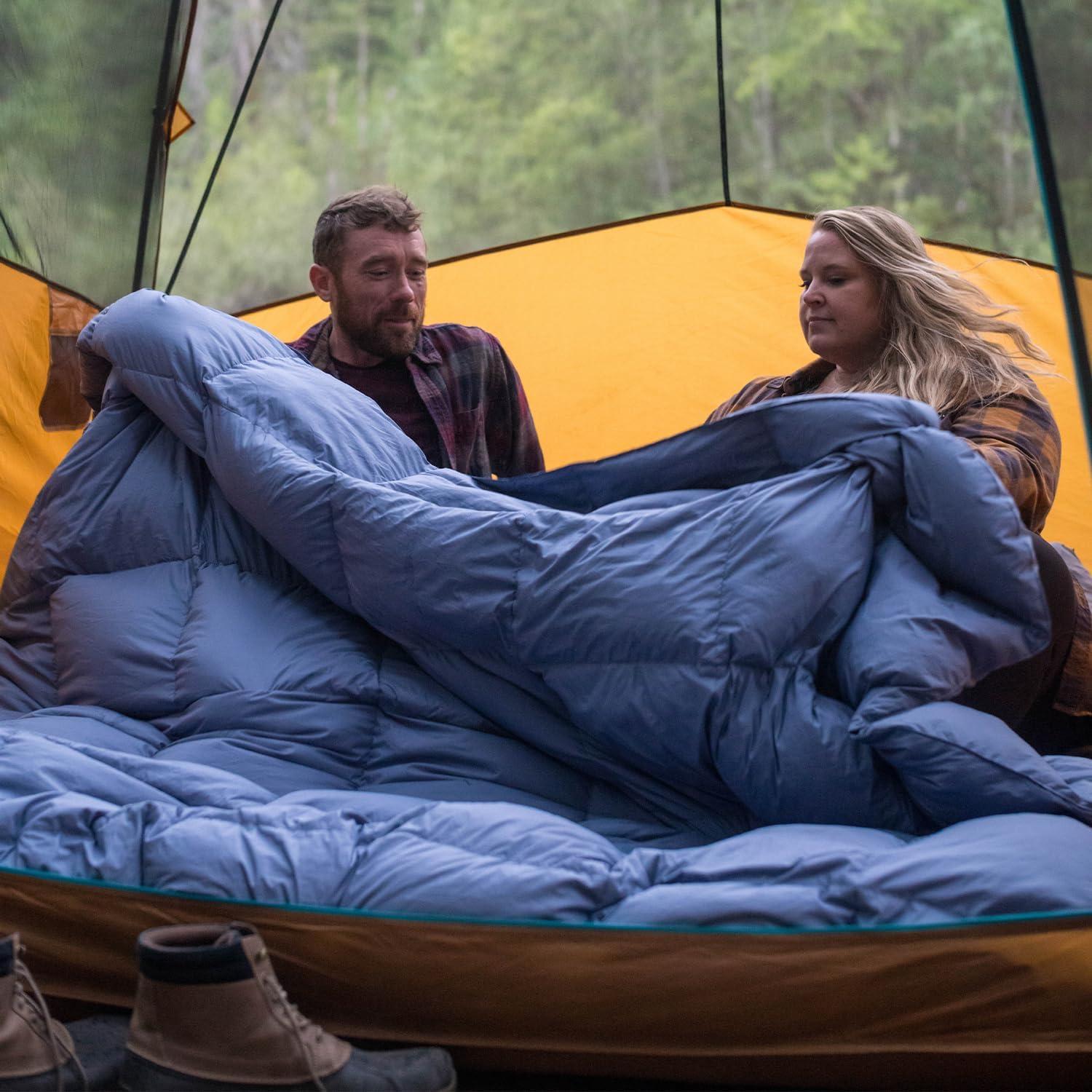 Saco de Dormir Doble HEST Acolchado Hidrofóbico 203x224 cm