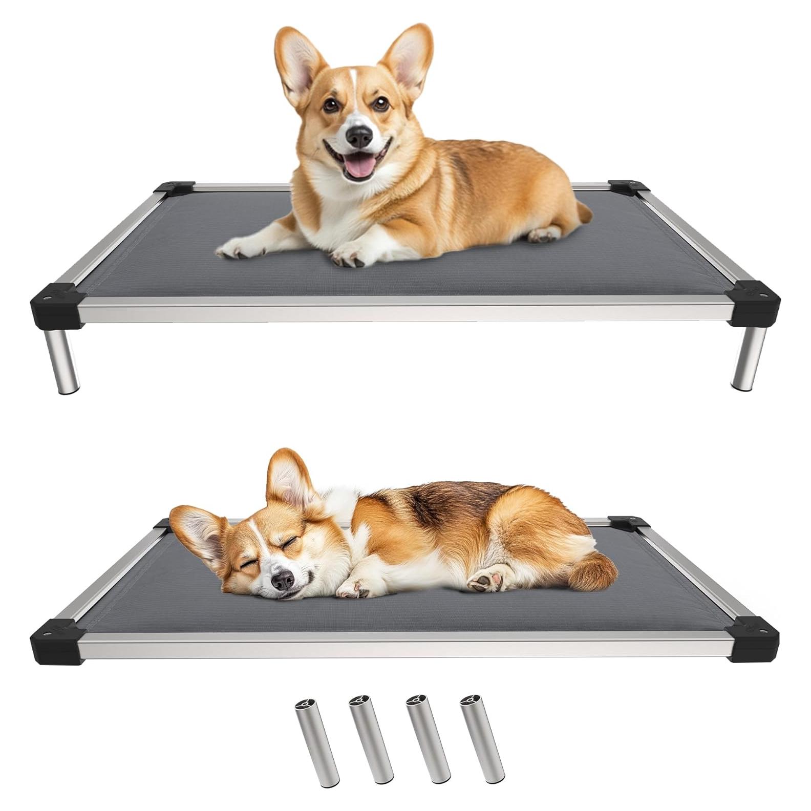 Cama Elevada para Perros FXW TitanNest Gris 106.68x68.58cm