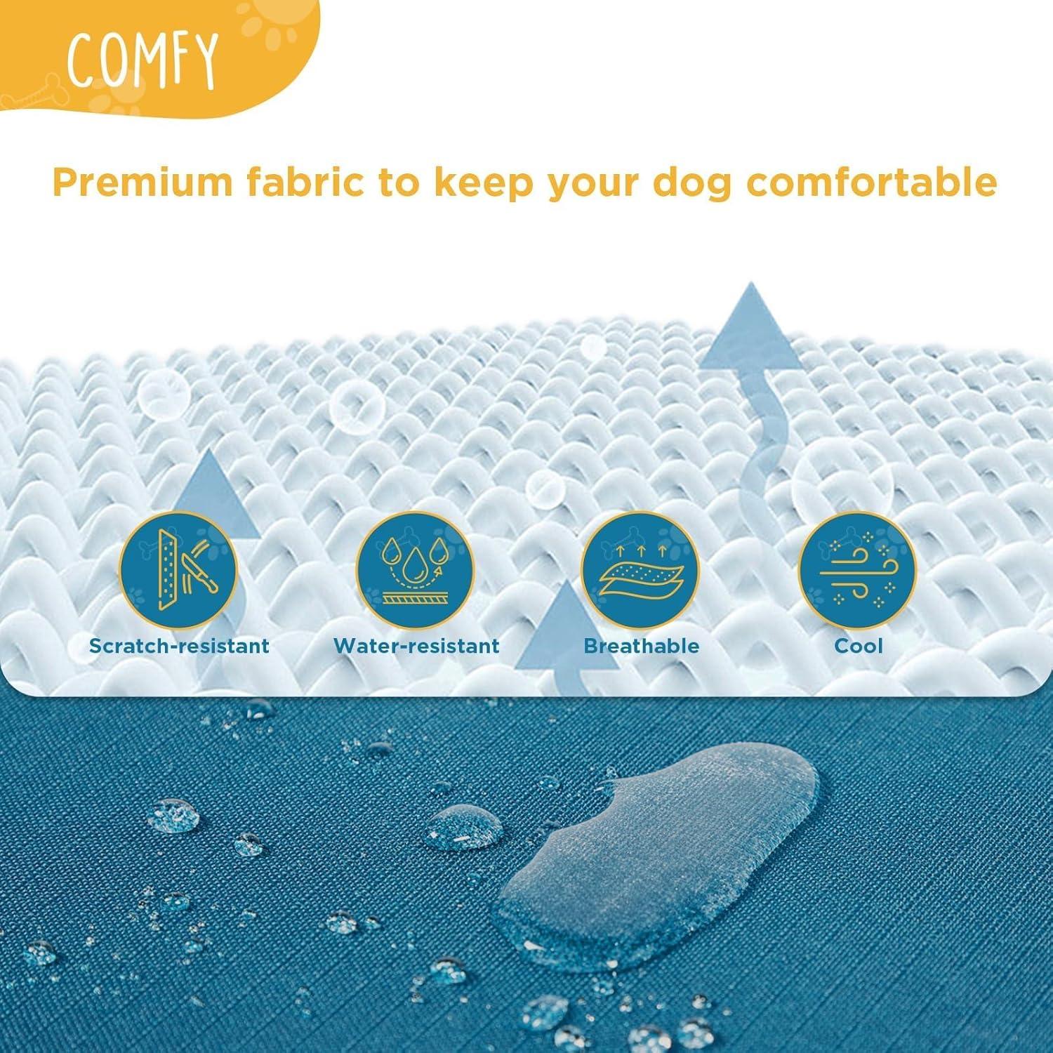 Cama Elevada Plegable para Perros Grande Canine Canyon Azul