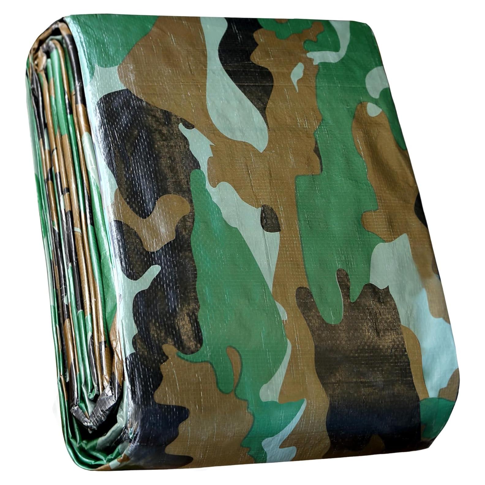 Lona Impermeable STARPYNG 7 Mil Camo 3x3.6 m Resistente UV
