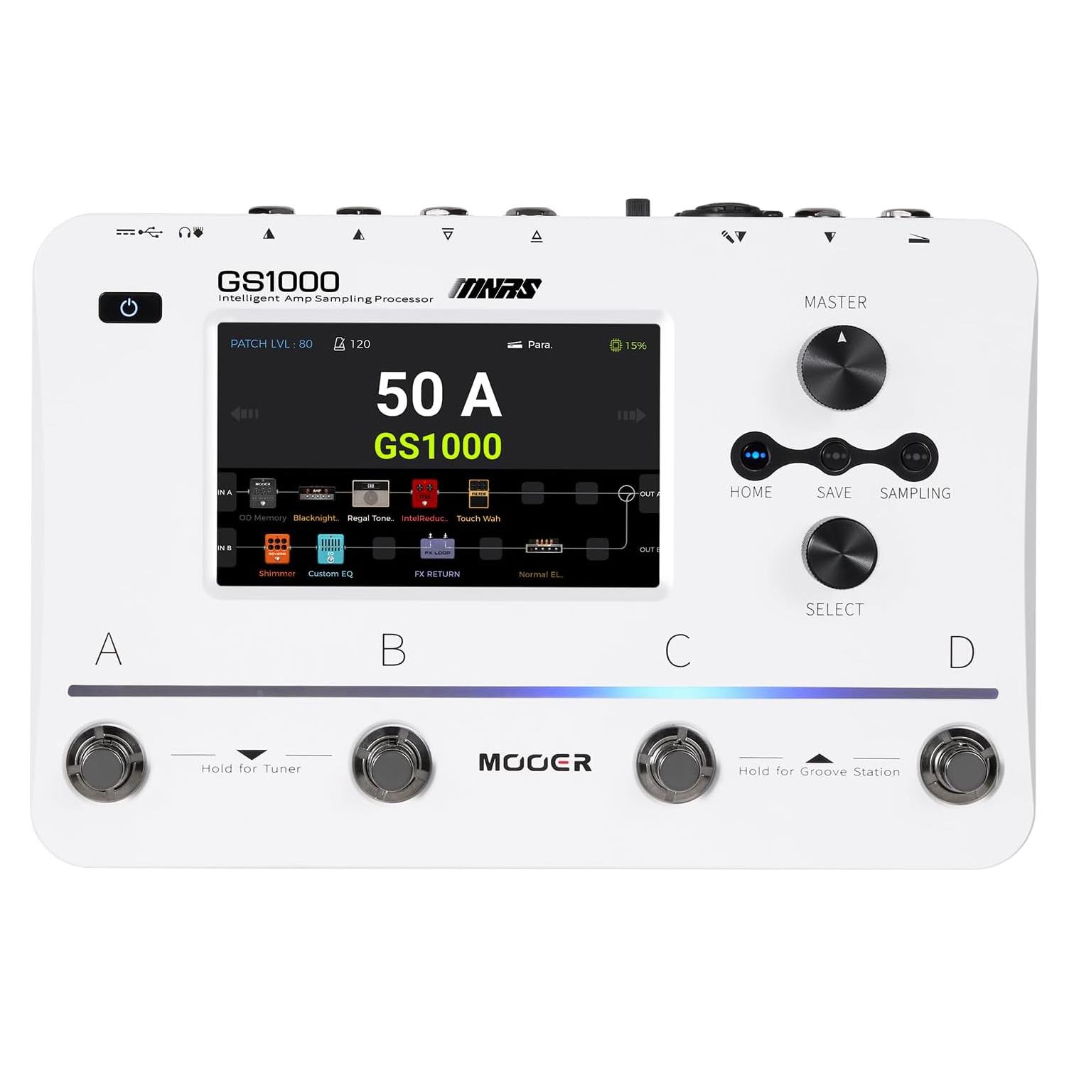 Procesador de Efectos MOOER GS1000 para Guitarra Eléctrica