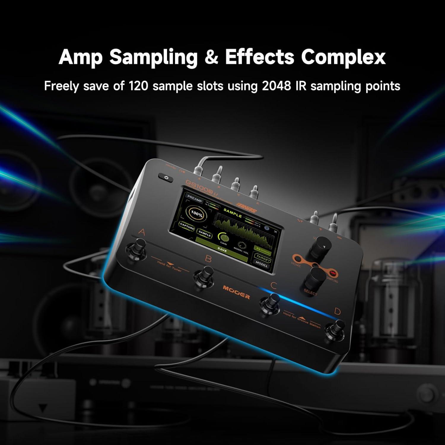 Procesador de Efectos MOOER GS1000 para Guitarra Eléctrica