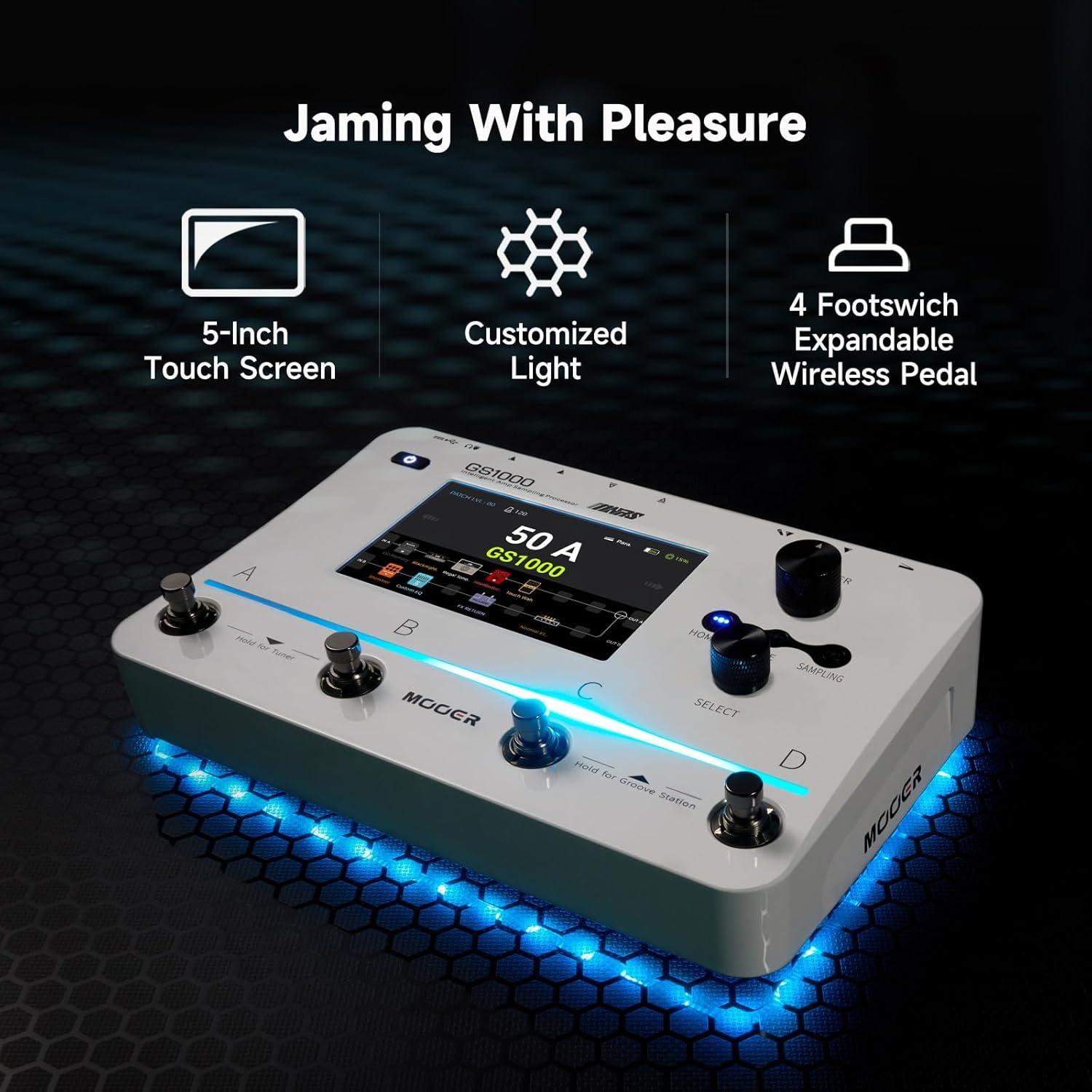 Procesador de Efectos MOOER GS1000 para Guitarra Eléctrica