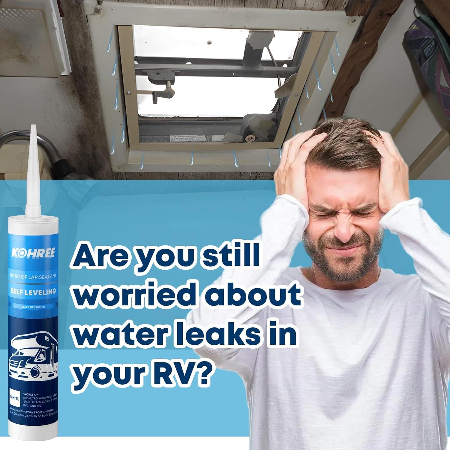 Sellador de Techo Autonivelante Kohree 2 Paquetes 0.96kg