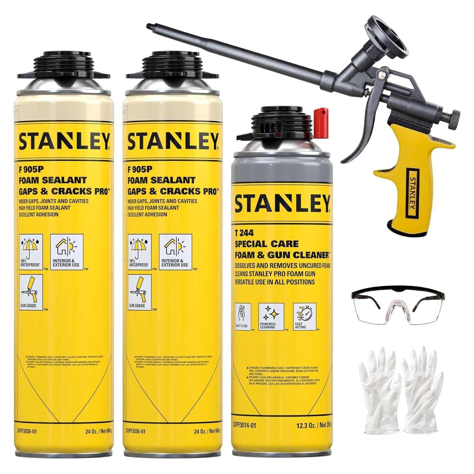 Sellador de Espuma Stanley F905P 2x24 Oz - Aislante Impermeable