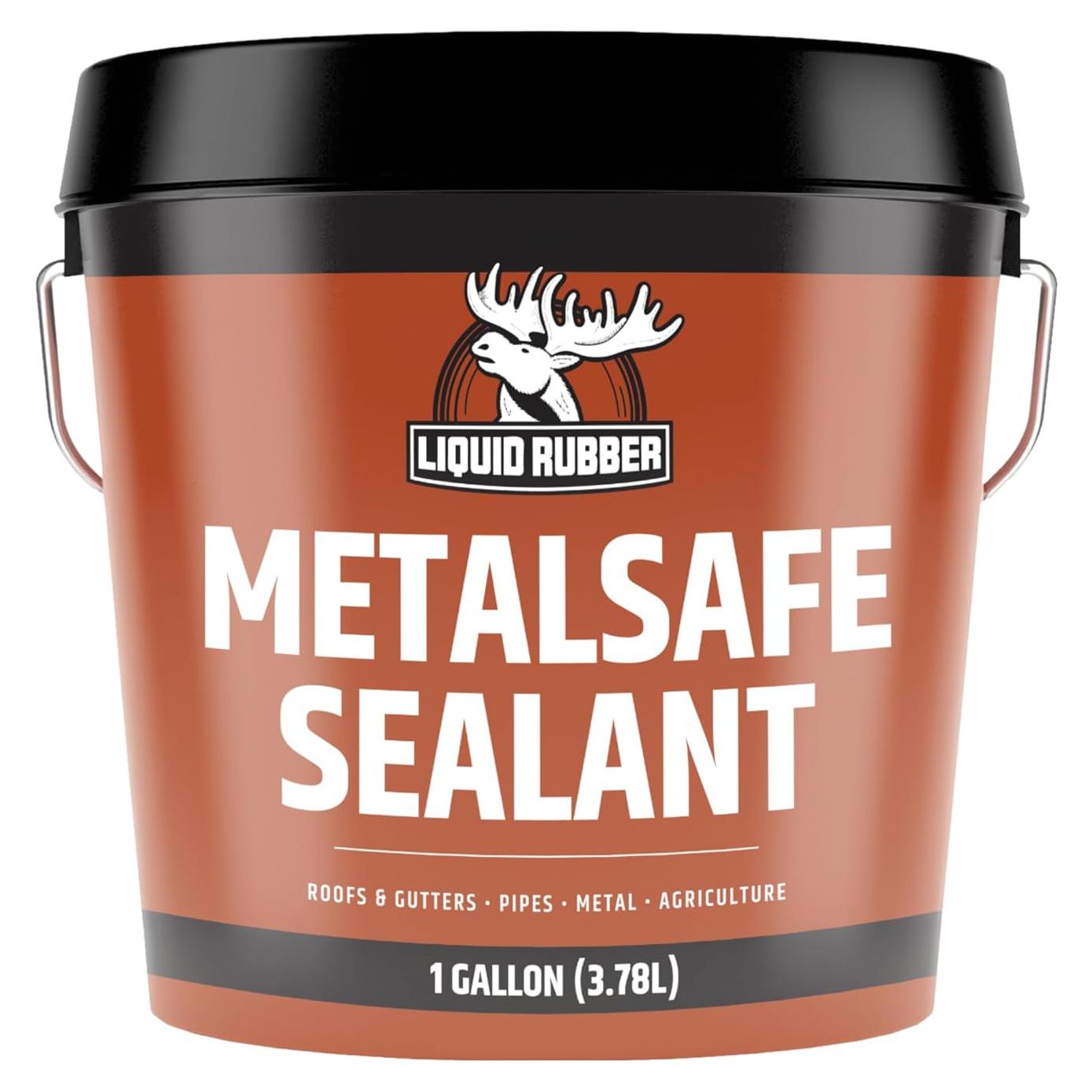 Sellador Goma Líquida MetalSafe 1 Galón Impermeable Negro