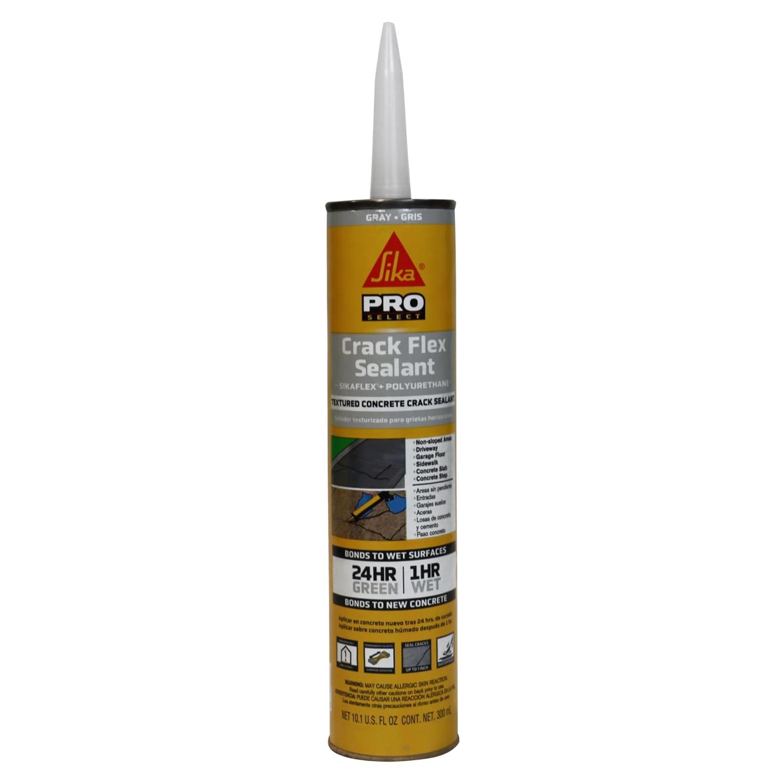 Sellador de Grietas Flex SIKA 10.1 fl oz Poliuretano Gris