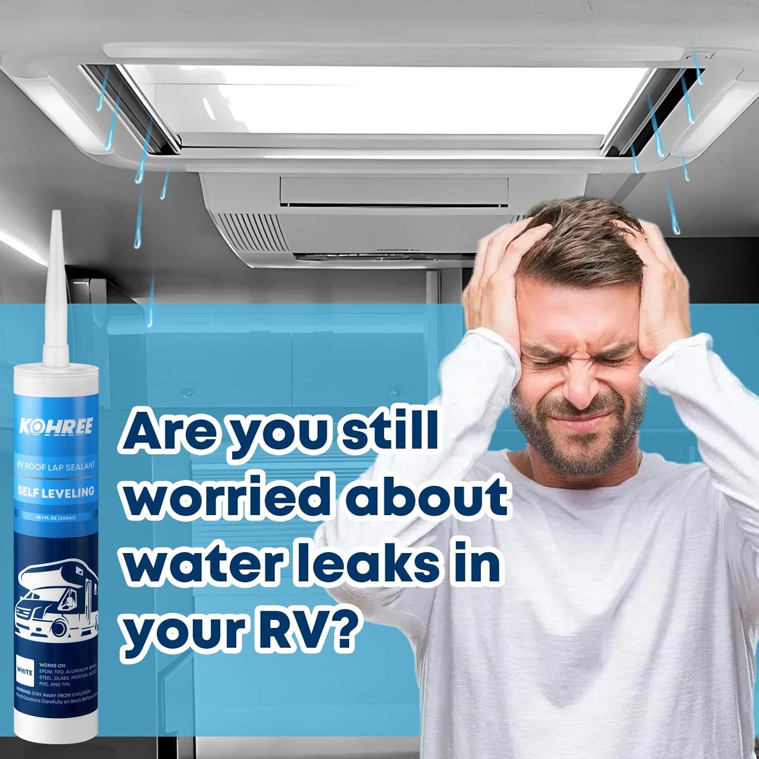 Sellador de Techo Autonivelante Kohree 4 Unidades 1.98 kg