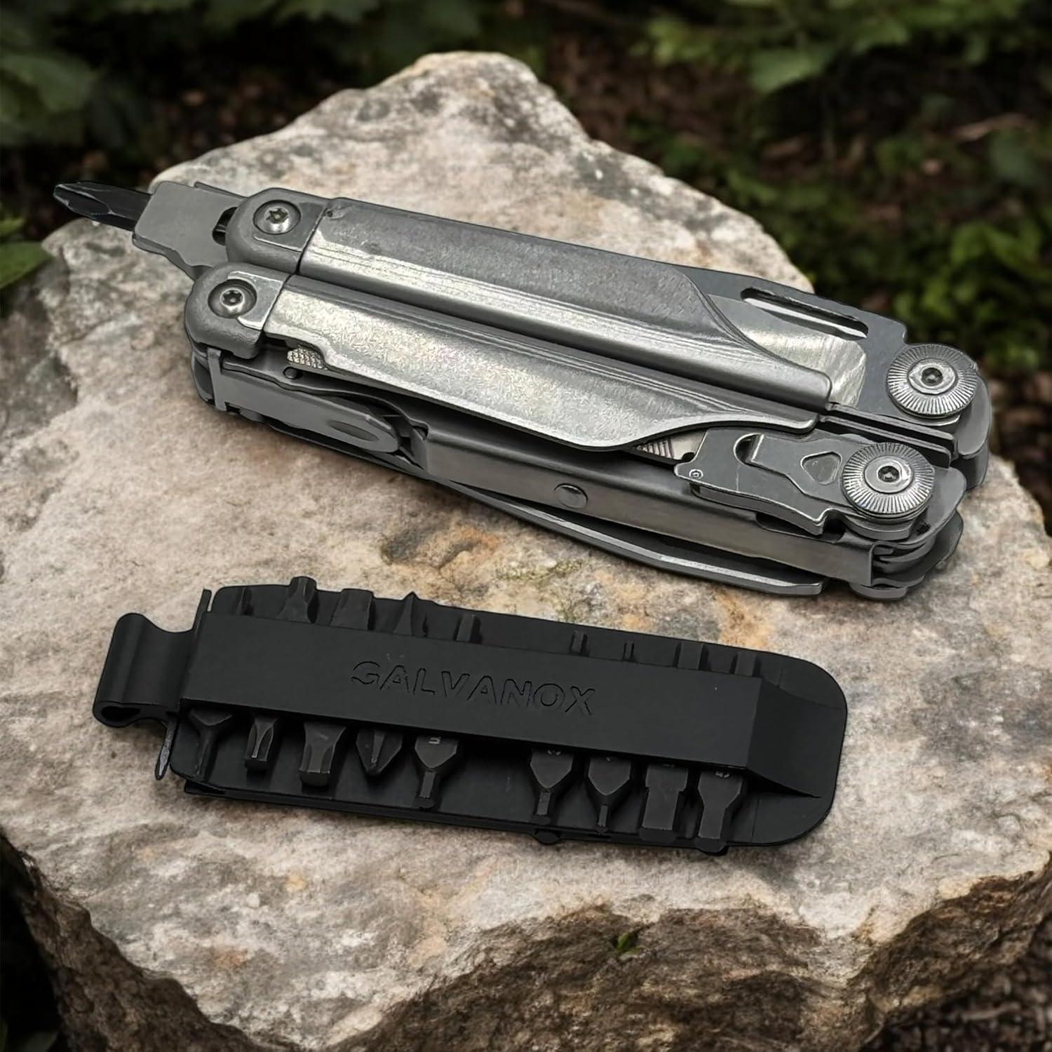 Kit de Brocas Planas Galvanox 21 Piezas Acero S2 para Leatherman