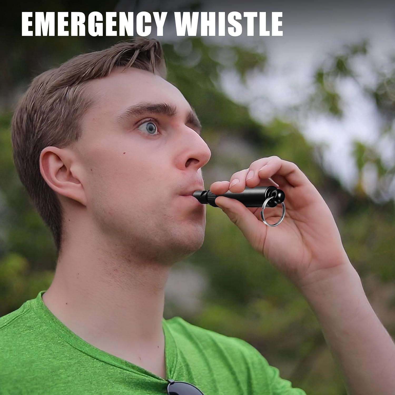 Juego de Multiherramientas RoverTac 15-en-1 con Bolígrafo y Silbato