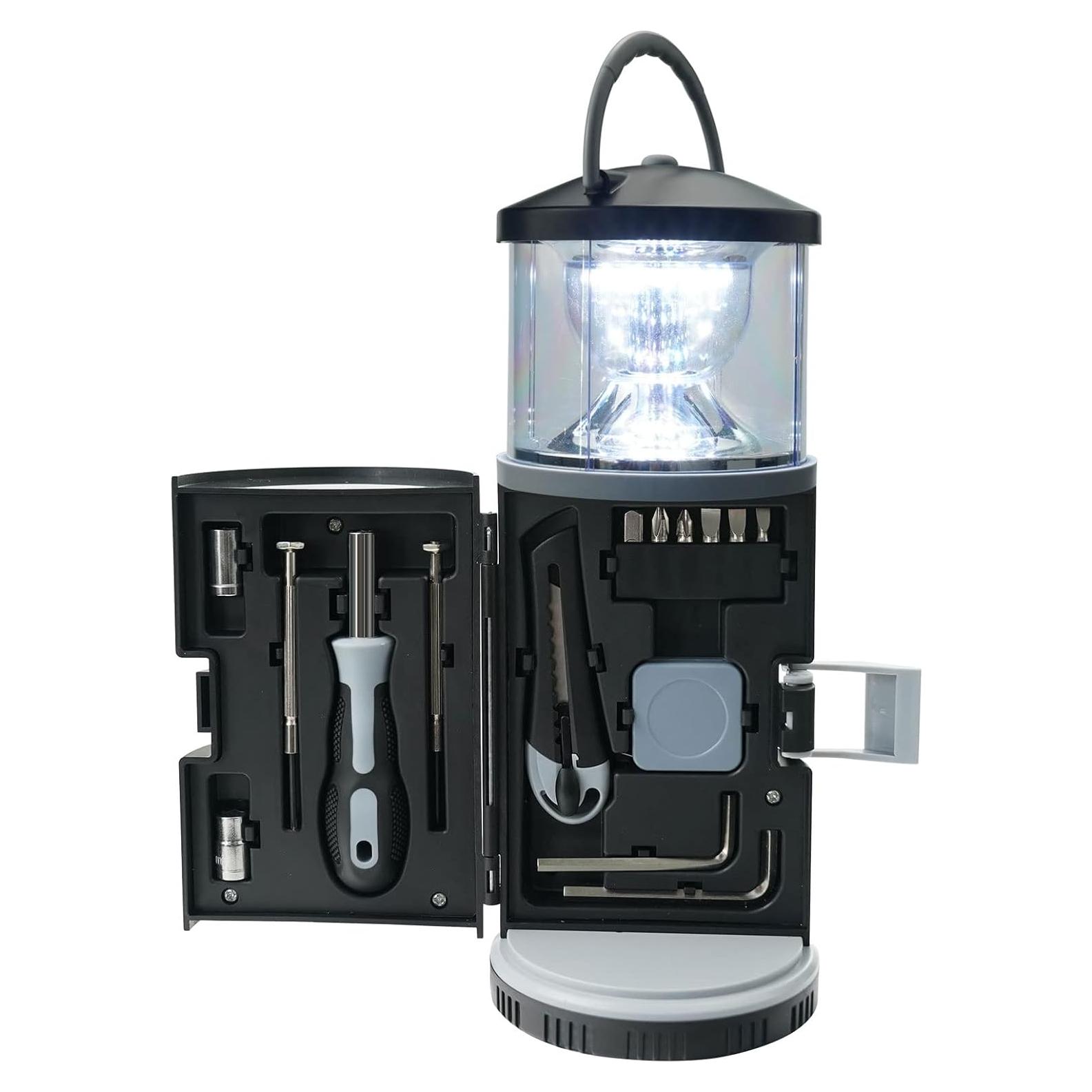 Linterna LED con Kit de Herramientas XuseiLan 2 en 1 Camping