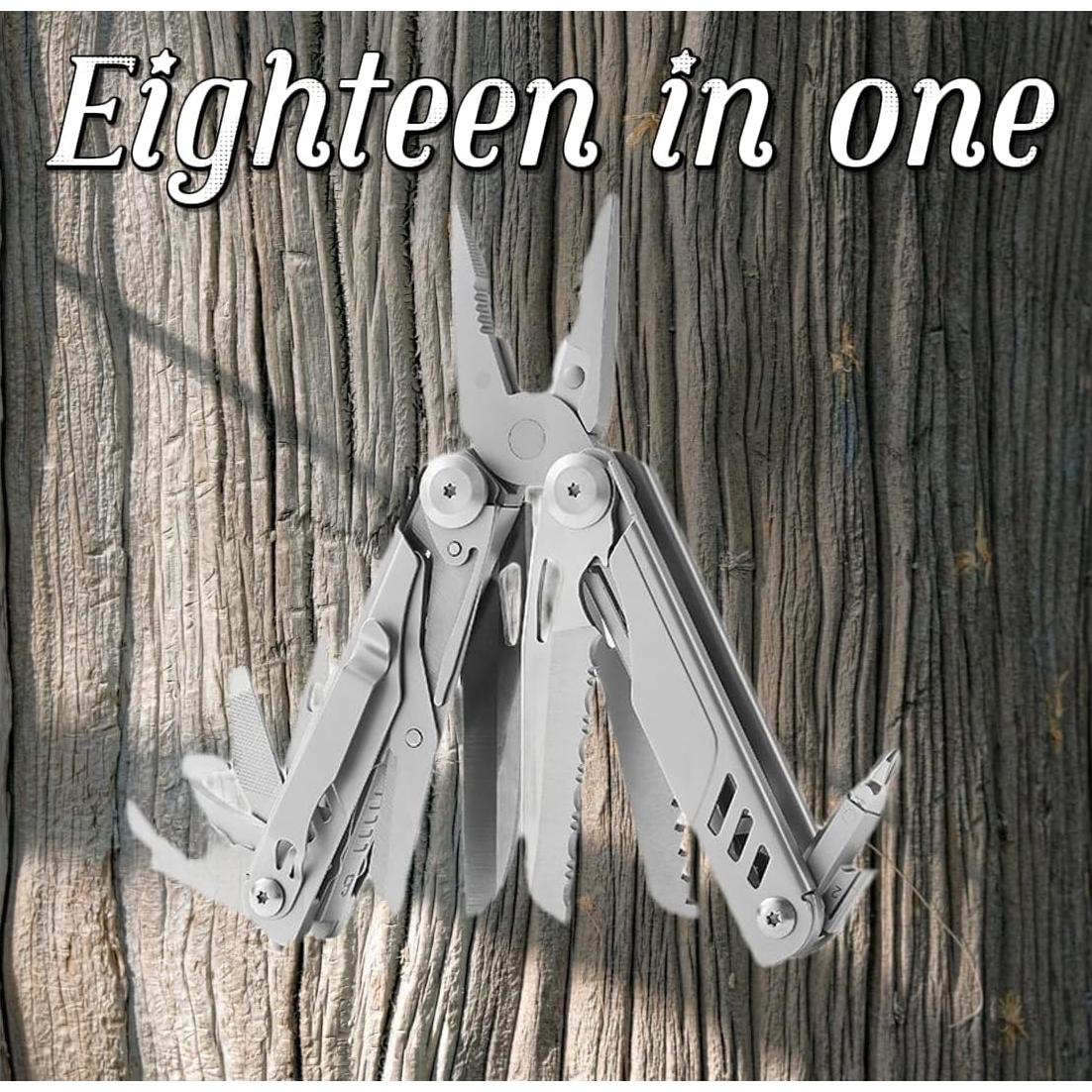 Multiherramienta 18 en 1 SHENSENCHAO Plegable con Funda