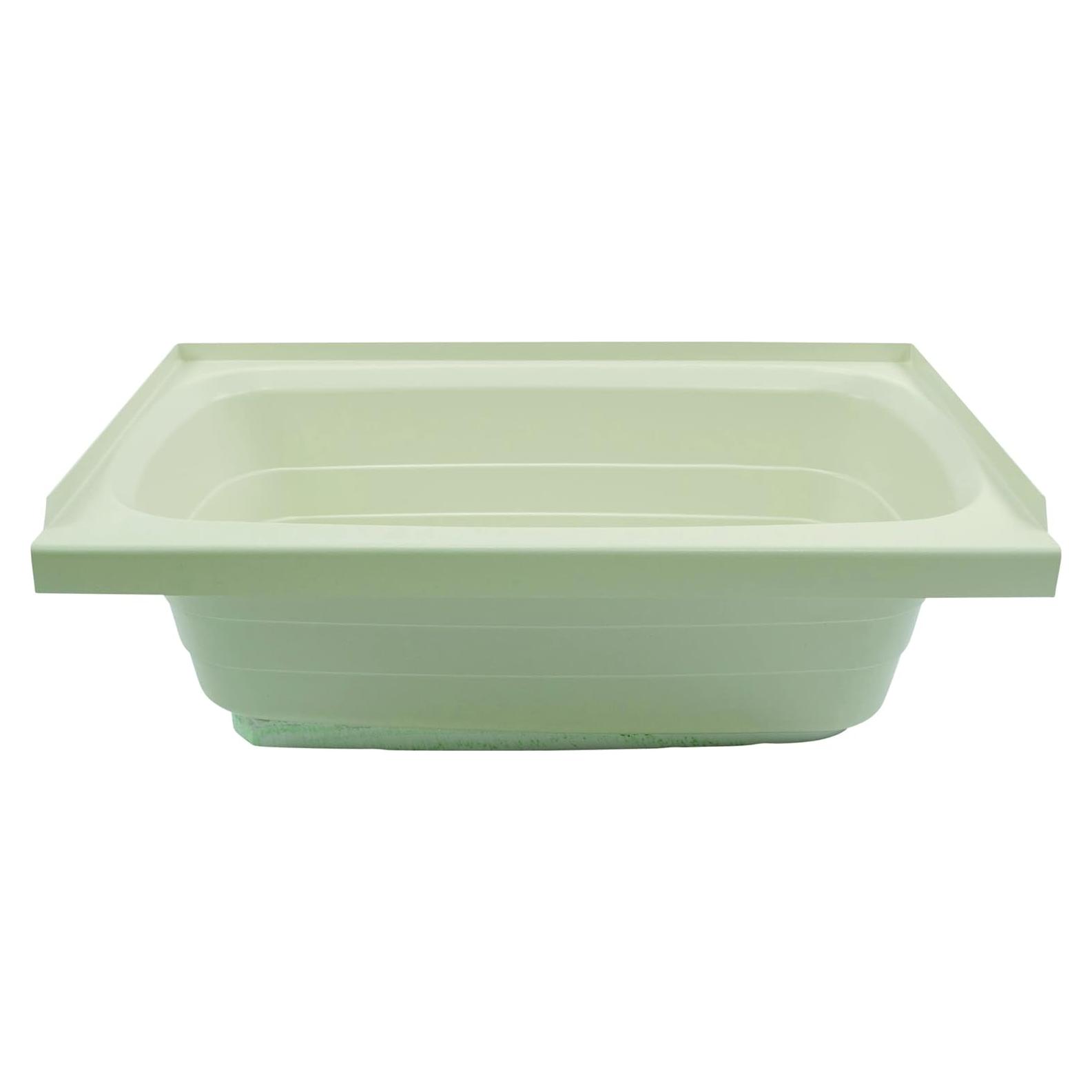 Bañera Lippert 61x91 cm Acrílico ABS Parchment Drenaje Derecho