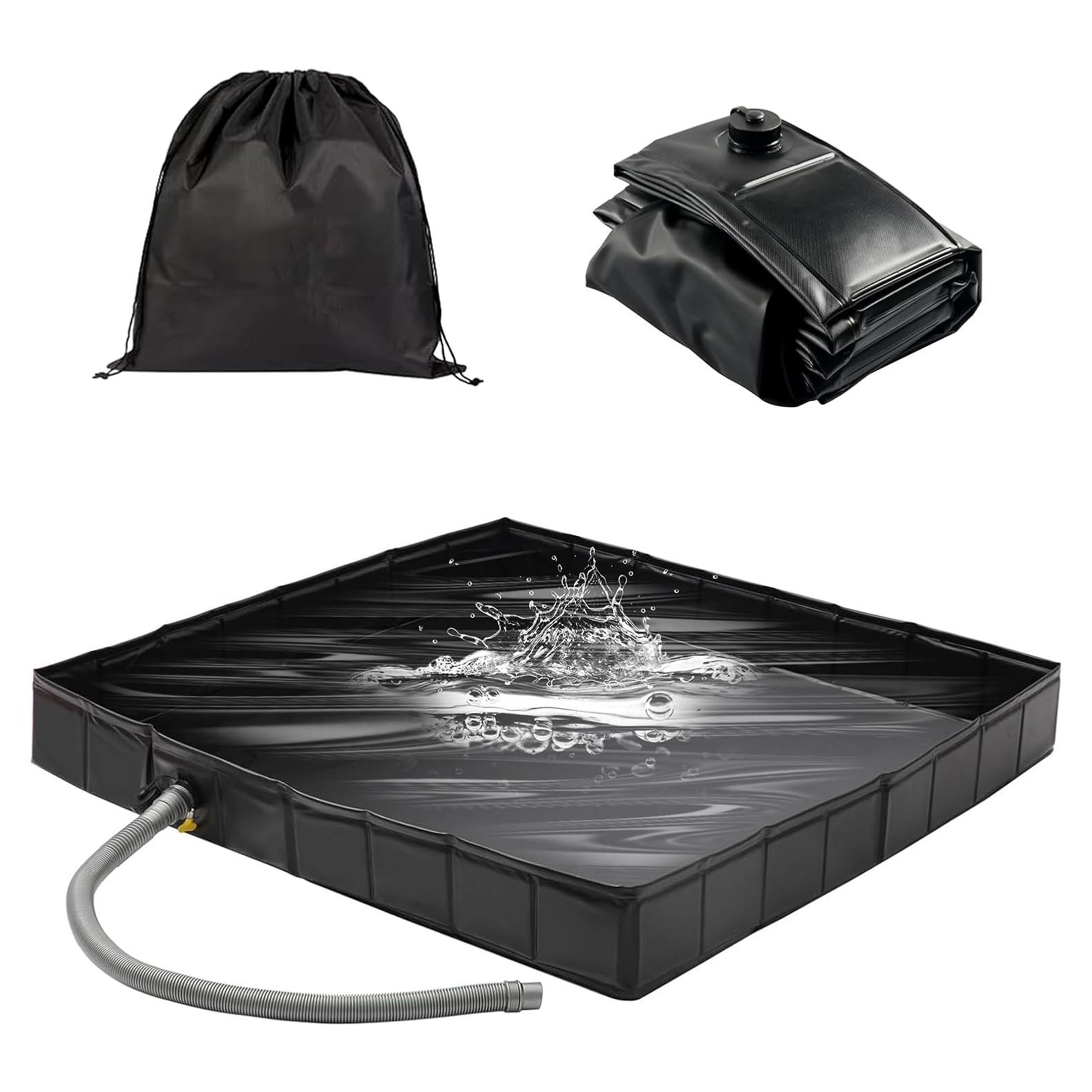 Base de Ducha Plegable GTian 104 cm x 104 cm para Exterior