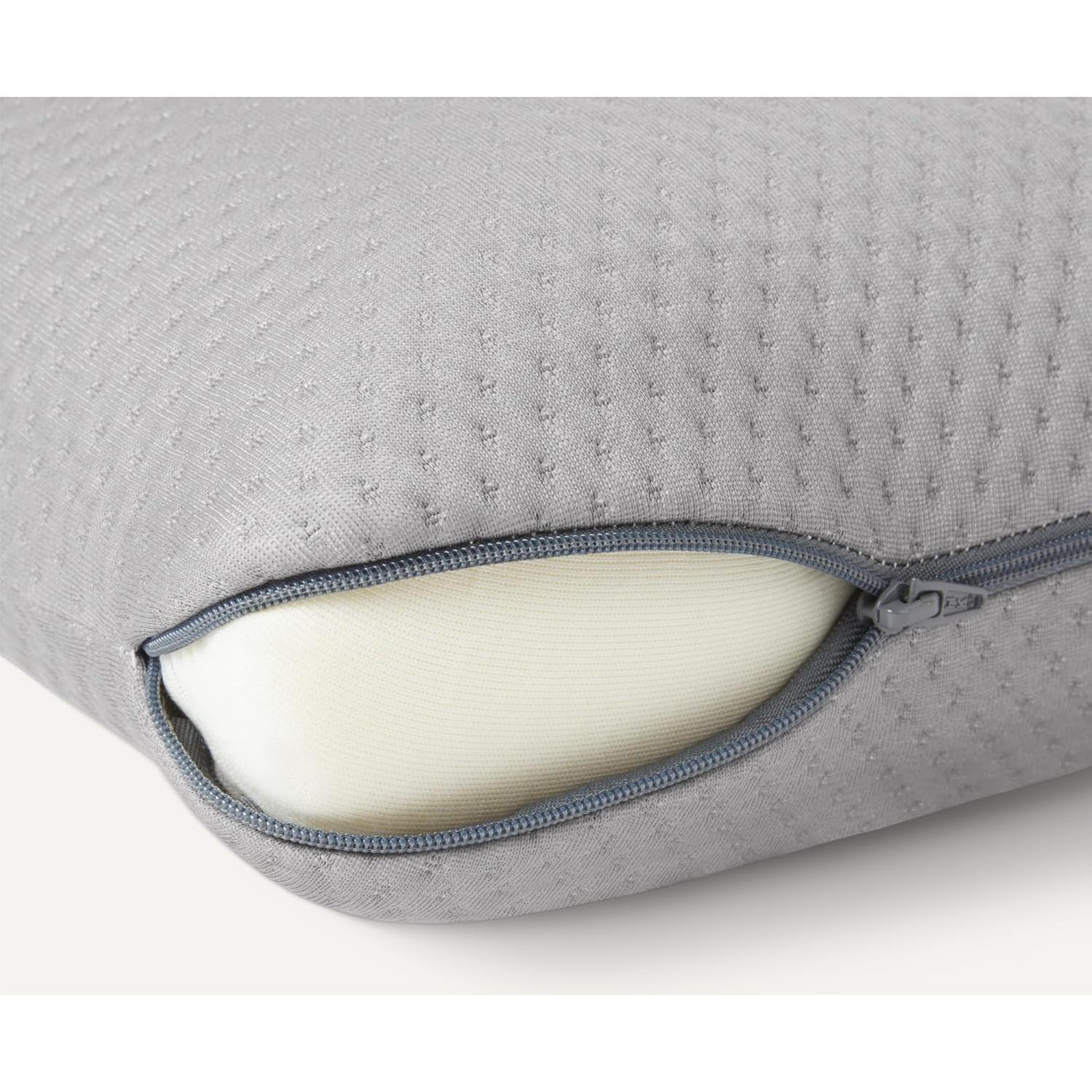 Cojín de Camping Amazon Basics 41.91x24.13x11.94 cm Gris