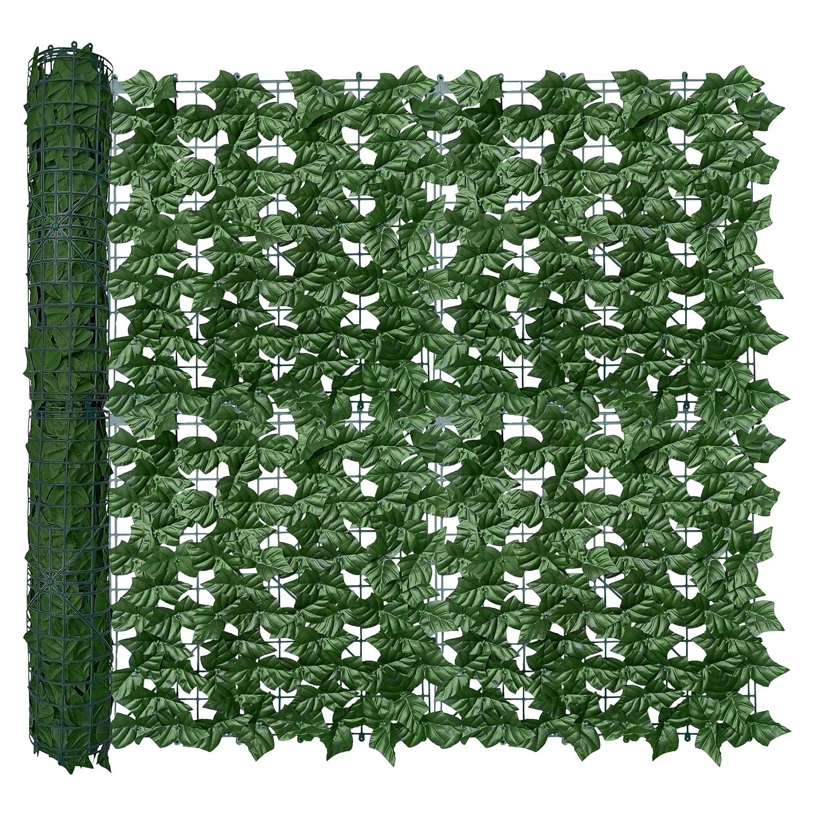 Panel de Hiedra Artificial ODTORY 101,6x406,4 cm Verde