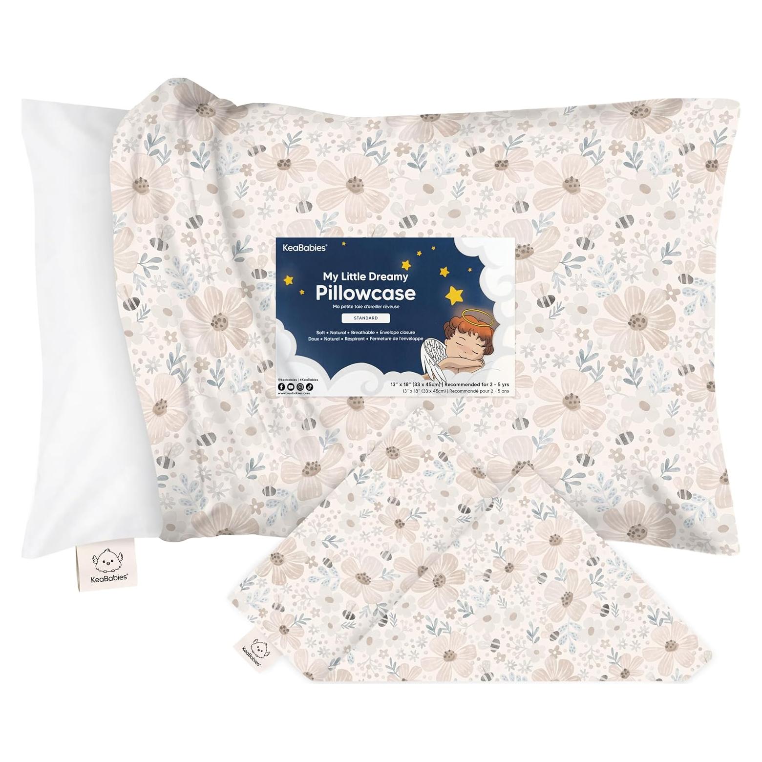 Funda de Almohada para Niños KeaBabies 33x46 cm Algodón Orgánico
