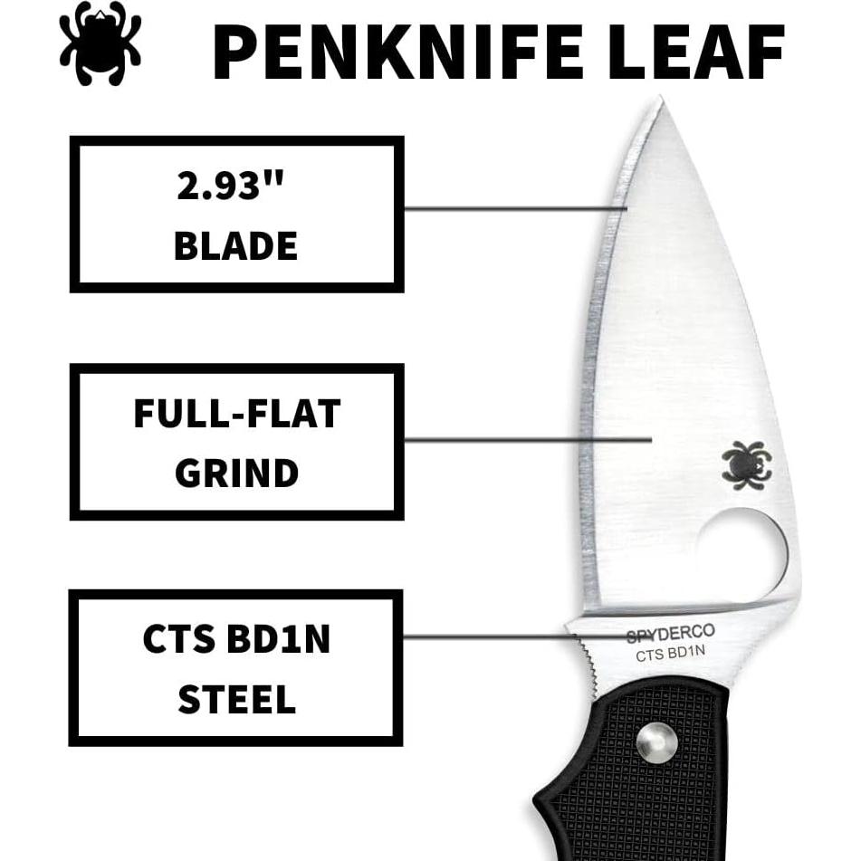 Cuchillo Plegable Spyderco C94PBK 7.44 cm Acero Inoxidable