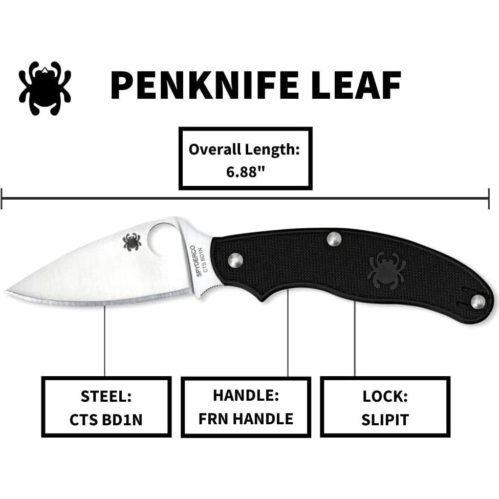 Cuchillo Plegable Spyderco C94PBK 7.44 cm Acero Inoxidable