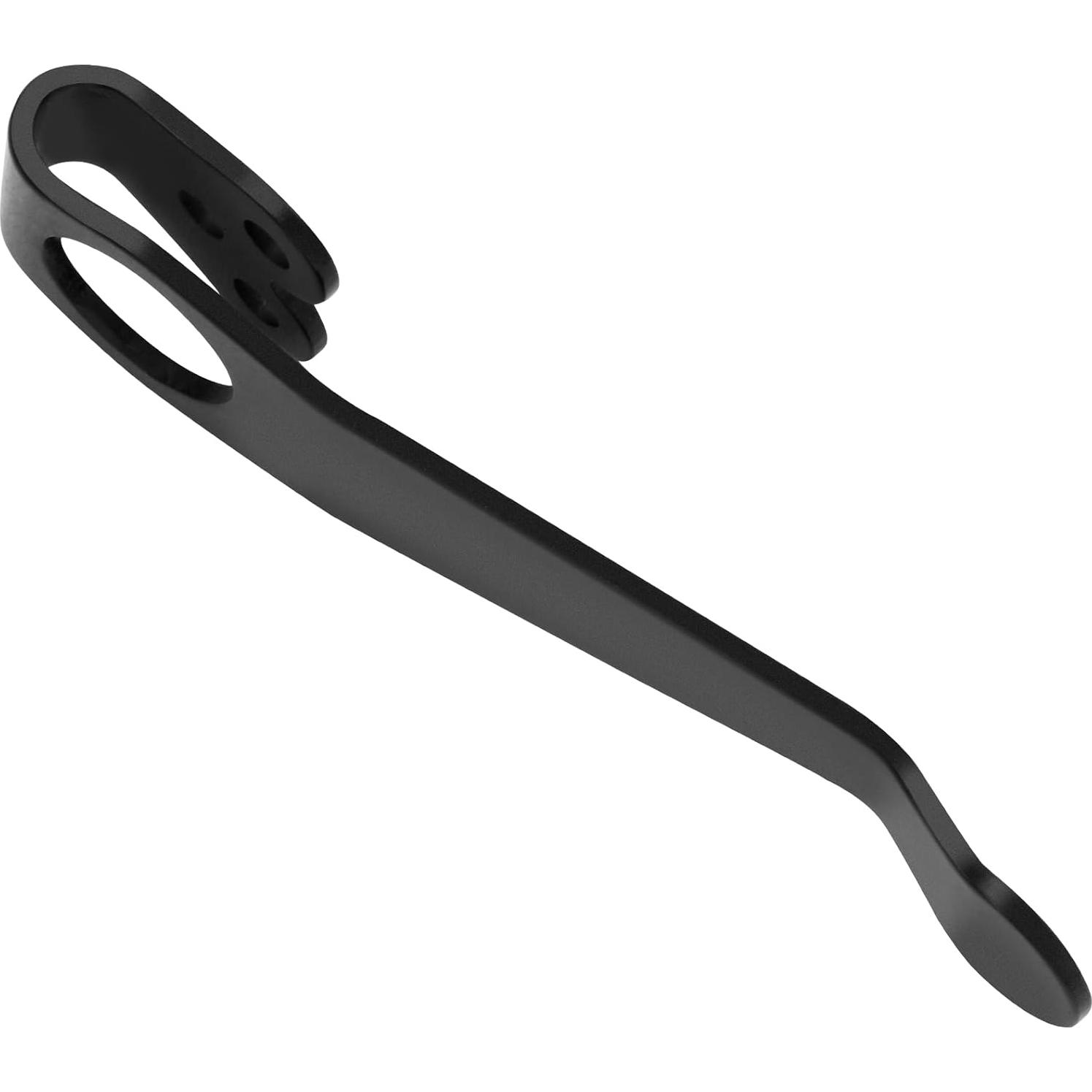 Clip de bolsillo de titanio Qtcial para cuchillos Spyderco