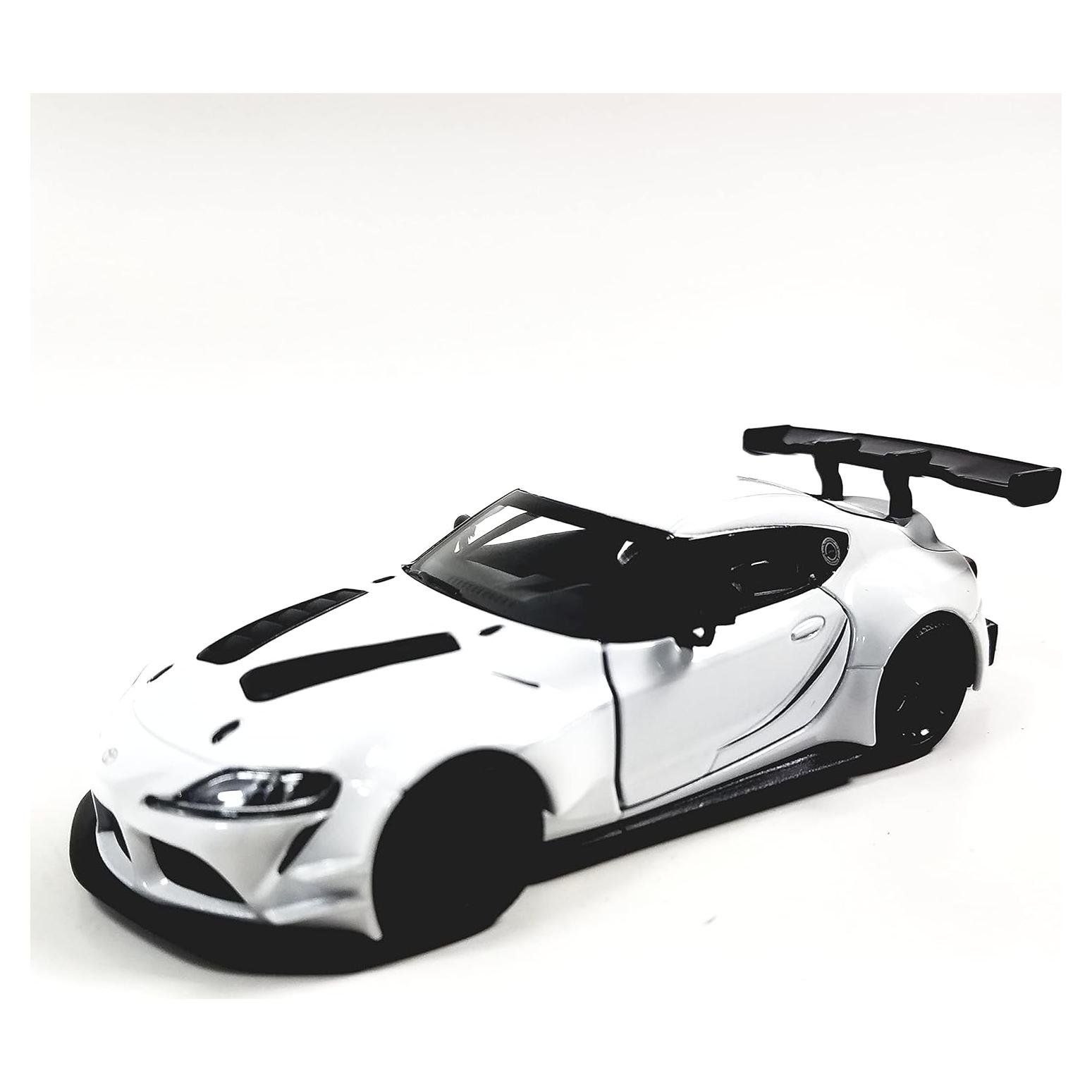 Coche Diecast KiNSMART Toyota GR Supra Racing 1:36 Blanco