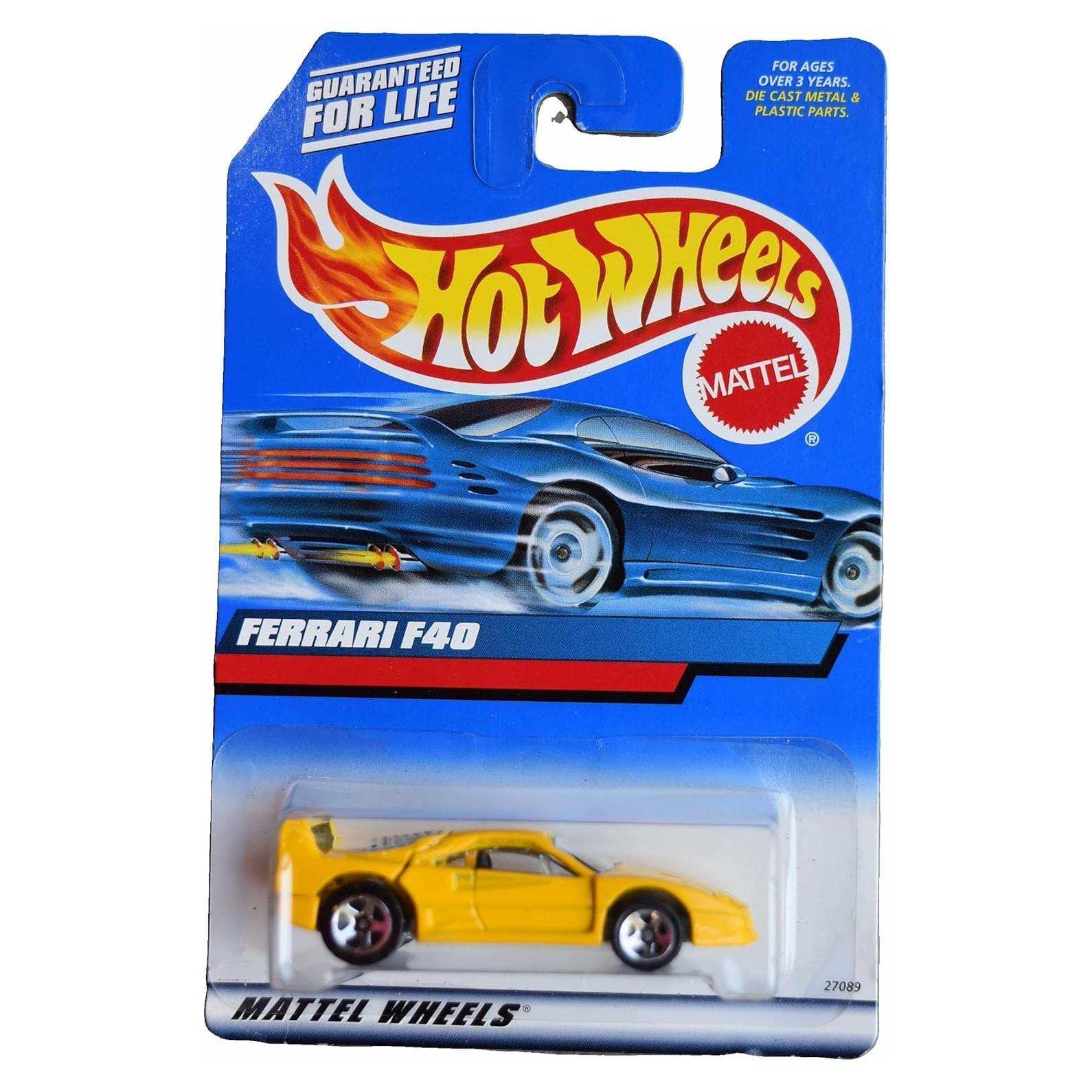 Auto de Juguete Hot Wheels Ferrari F40 17.9x13.2 cm