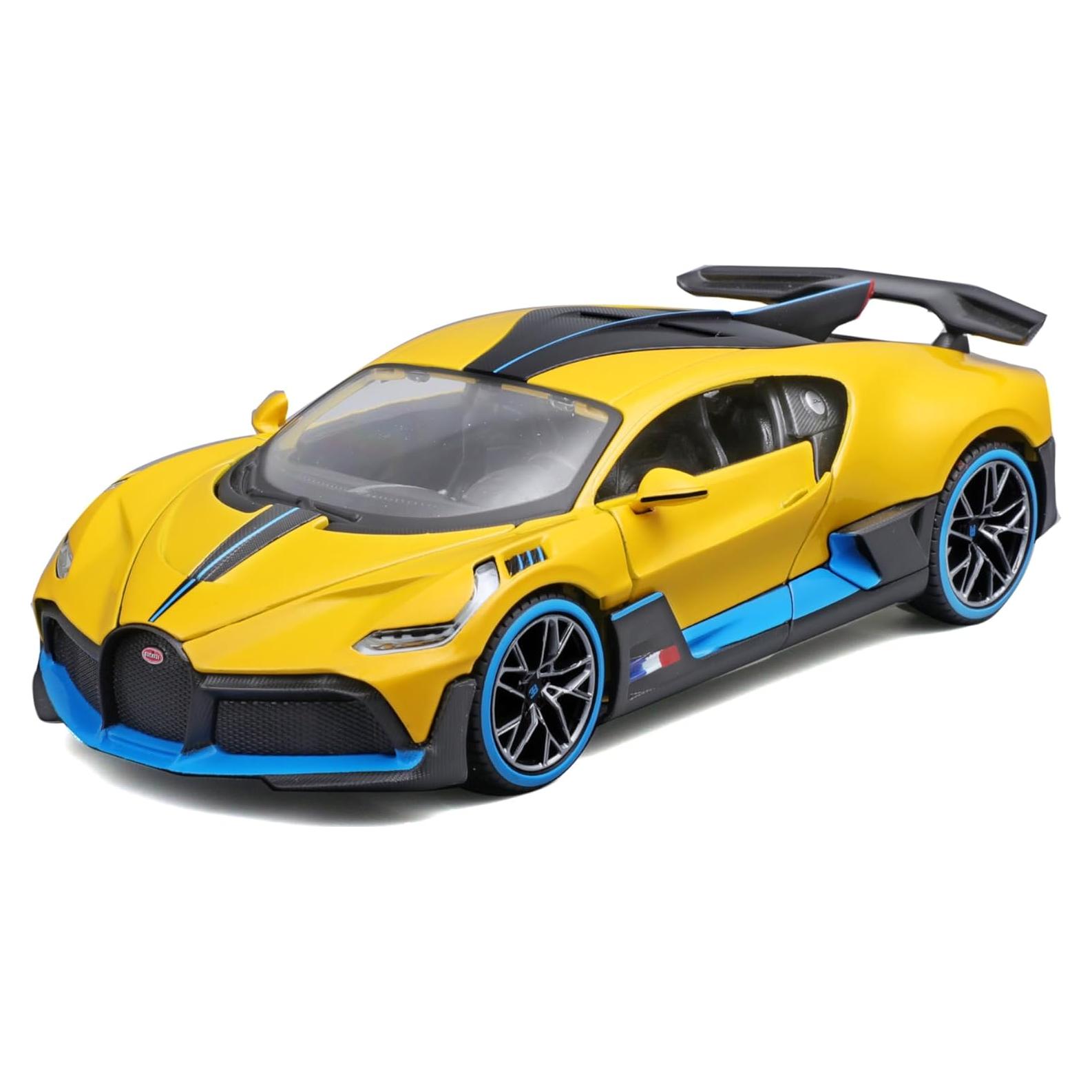 Maisto Bugatti Divo Coche de Modelo 1:24 Amarillo Coleccionable