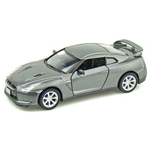 Modelo de Coche KiNSMART 2009 Nissan GT-R R35 Gris 1:36