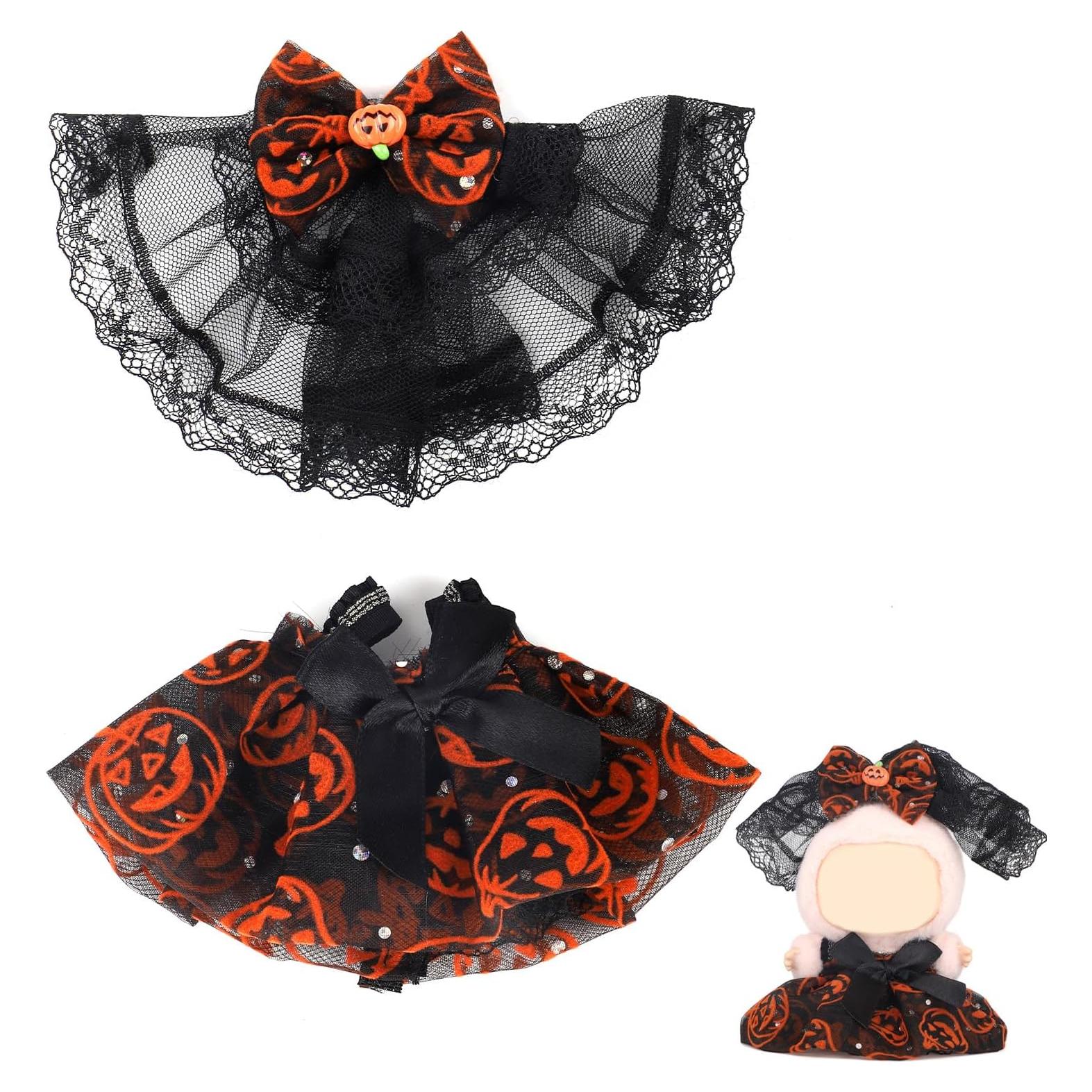 Conjunto de Ropa de Halloween para Muñecas Tinoaly 17cm