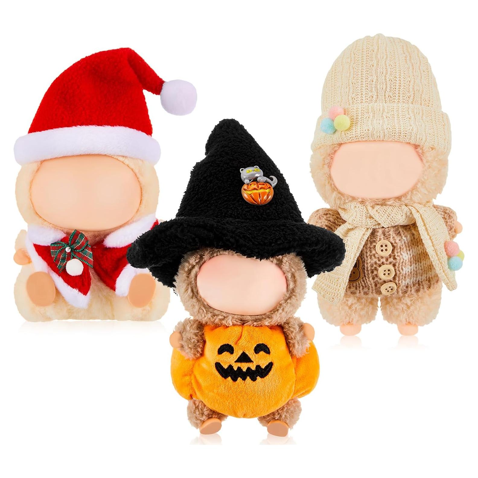 3 Conjuntos de Ropa para Muñecas 17cm Simgoing Disfraces