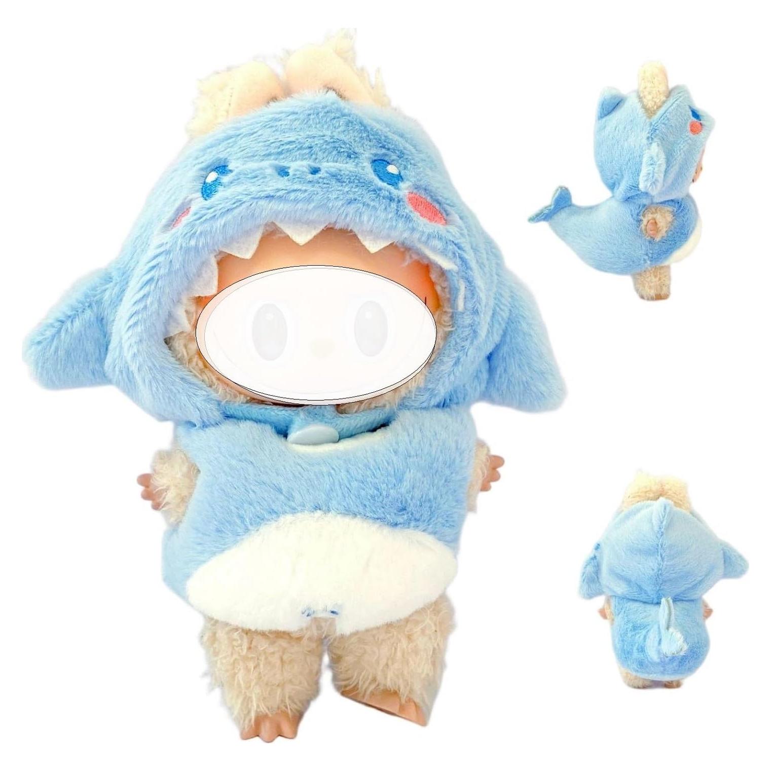 Conjunto de Ropa para Muñeca LABUBU 17cm - Vestido y Pasador