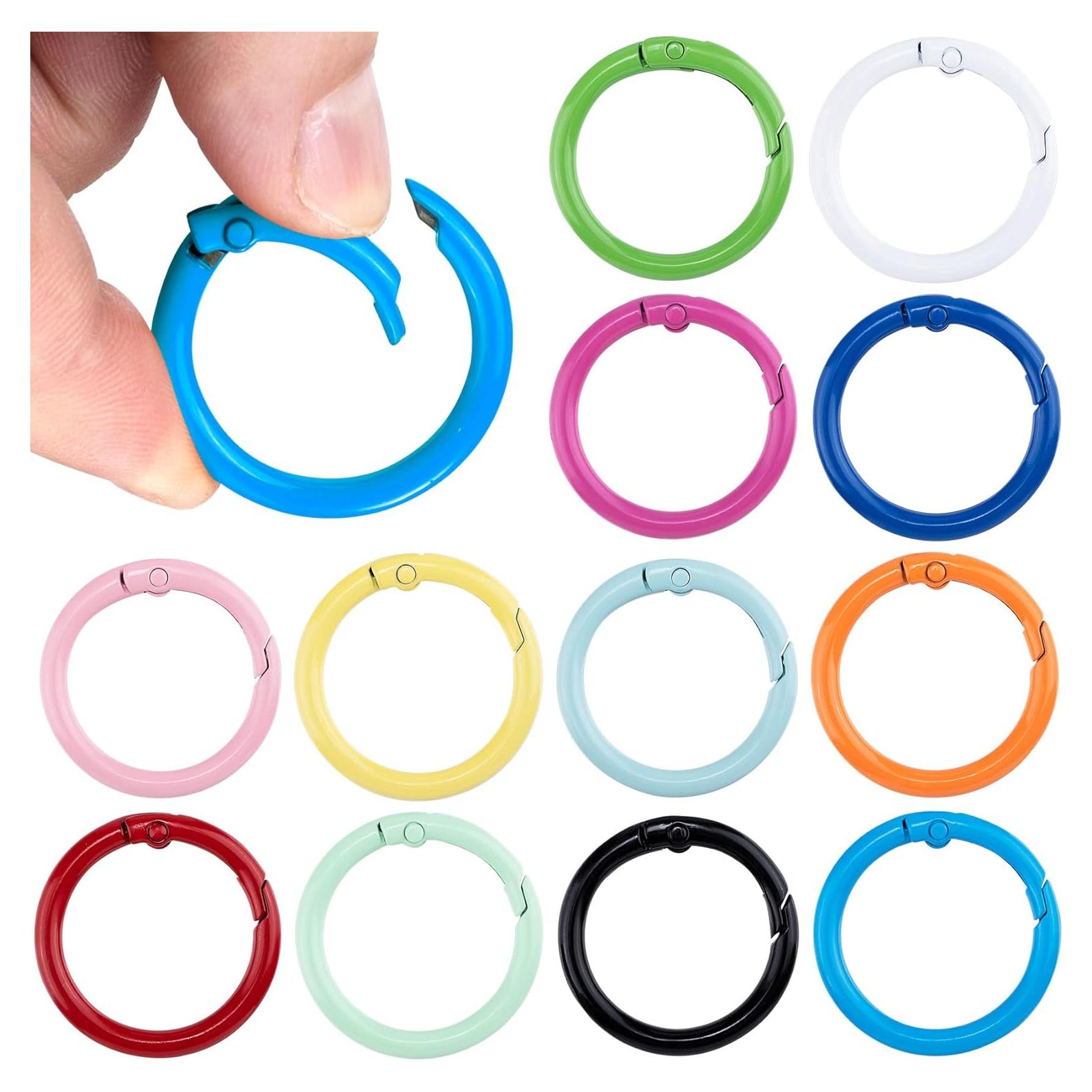 Anillos O de Primavera Winsyison 12pcs 33mm Metal Colorido