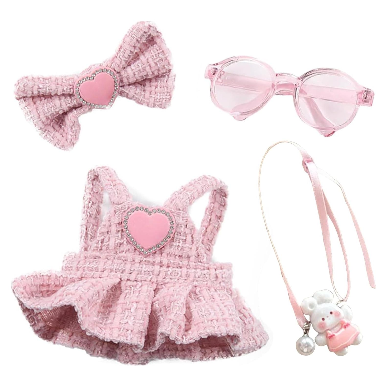 Conjunto de Ropa de Muñeca de 17cm Genérico 4 Piezas Chic