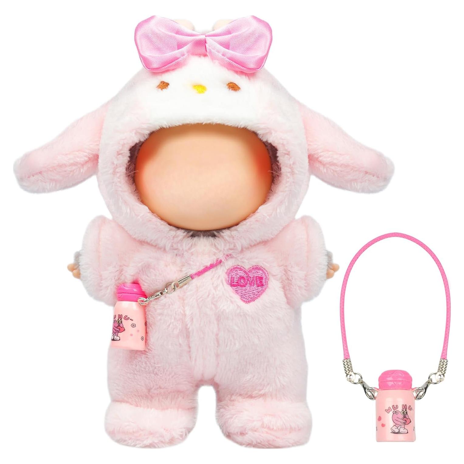 Conjunto Ropa de Muñeca 15-17cm Ariker Mono Conejo Rosa