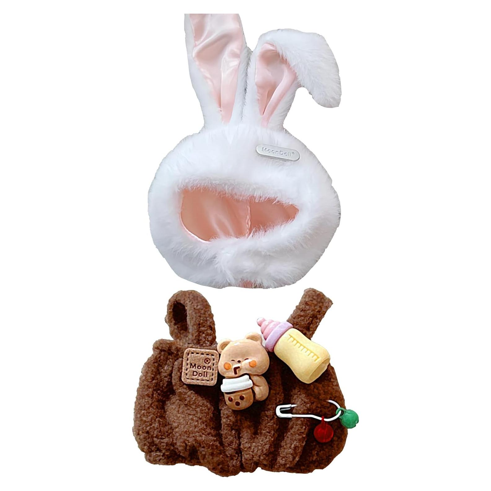 Conjunto de Ropa para Muñecas 17cm Labubu Conejo Kawaii