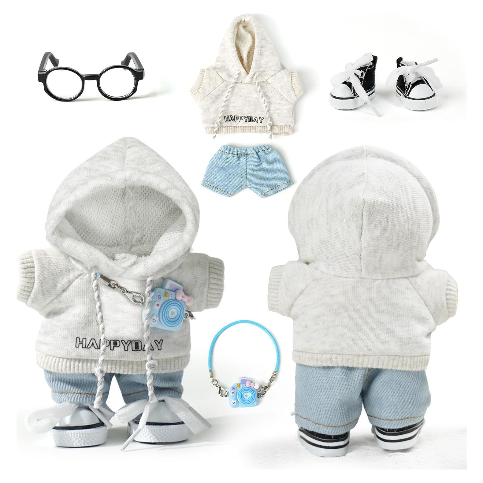 Conjunto de Ropa para Muñecas 17cm ARTST - Sudadera y Jeans