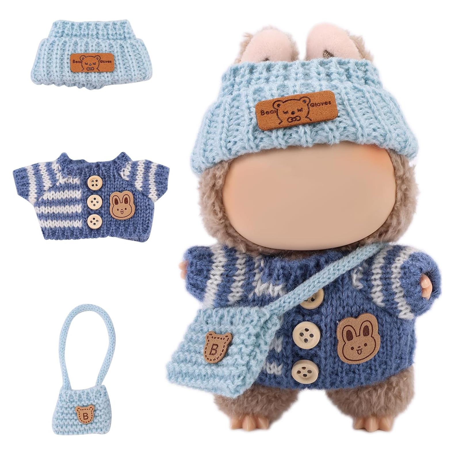 Conjunto de Ropa para Muñecas Lyreh 3 Piezas Azul 17cm