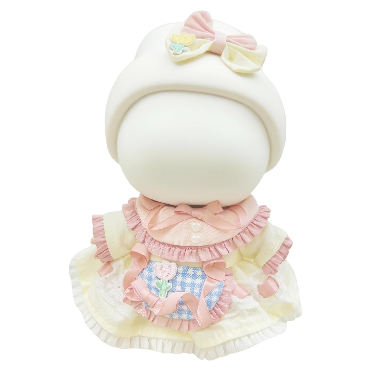 Conjunto Ropa para Muñecas 17cm CUTE002 Vestido Europeo Amarillo/Rosa