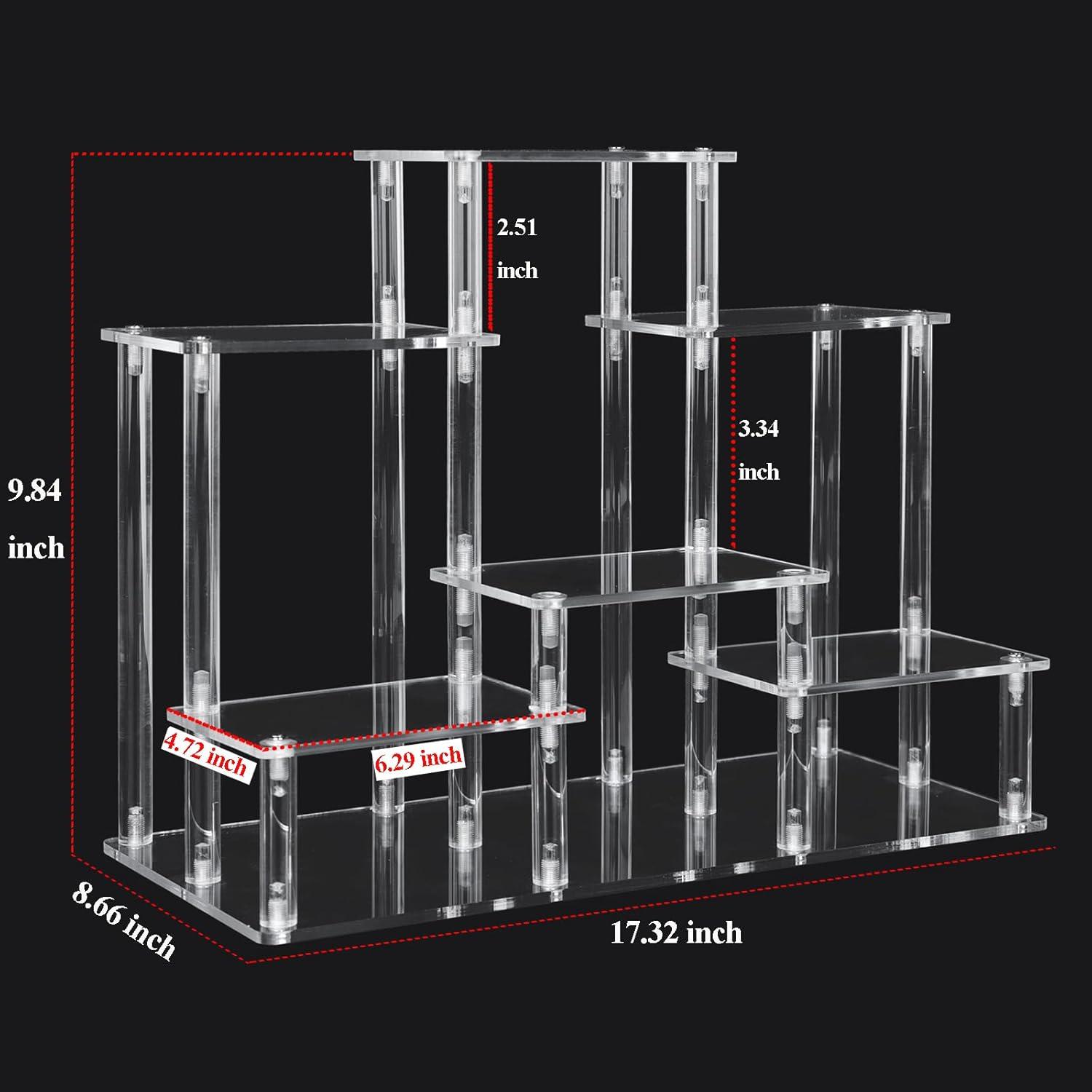 Soporte de Exhibición Acrílico DuvinDD 6 Niveles para Perfumes