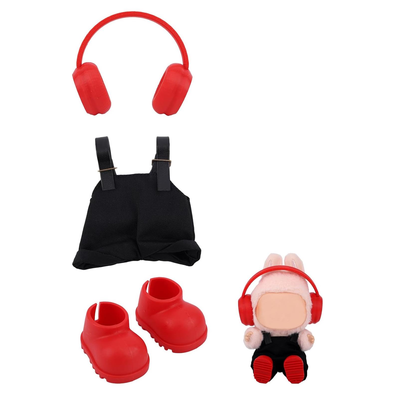 Conjunto de Ropa para Muñecas Tinoaly 15-17cm Rojo