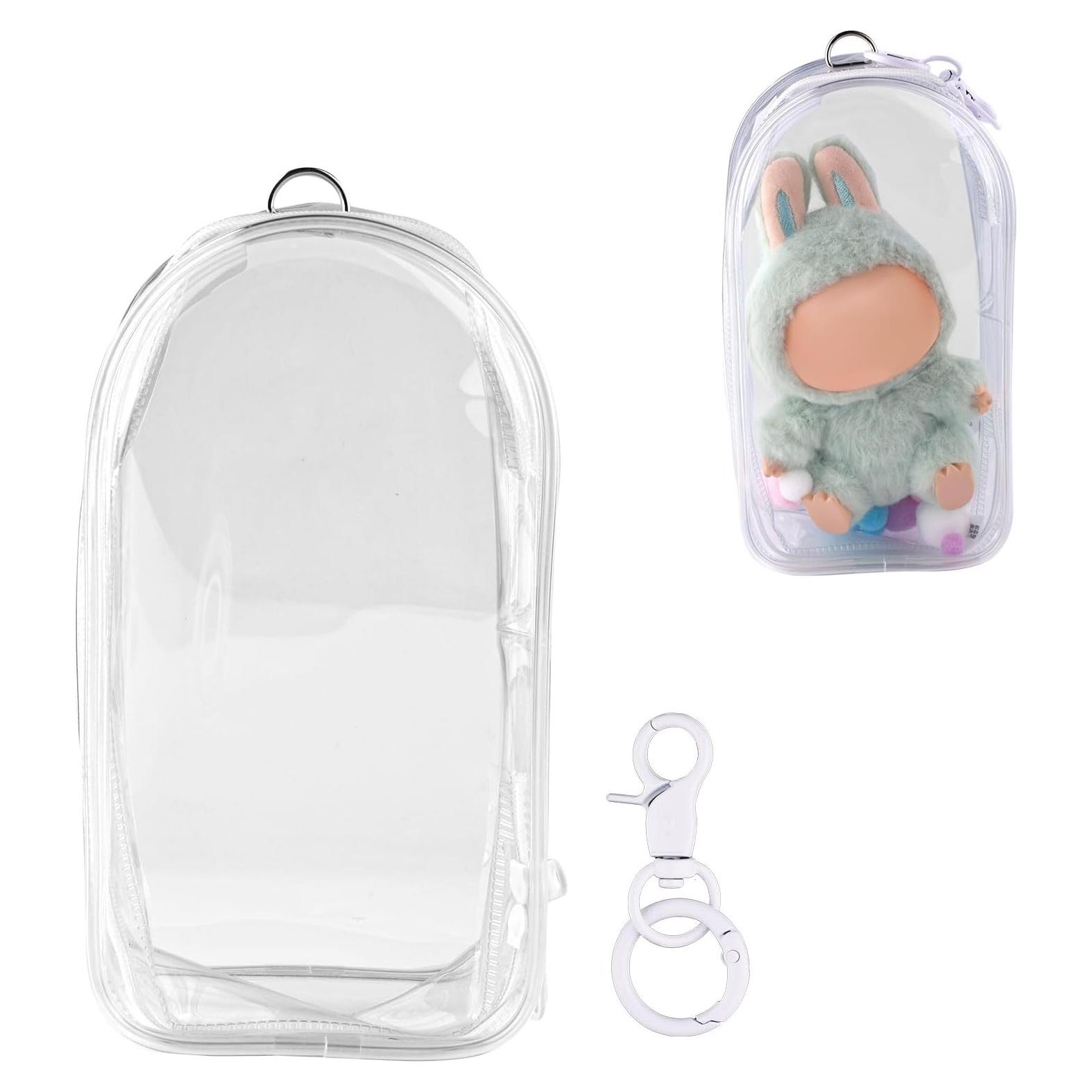 Funda Protectora Transparente PVC para Muñecas Tinoaly 19.5x10.5cm