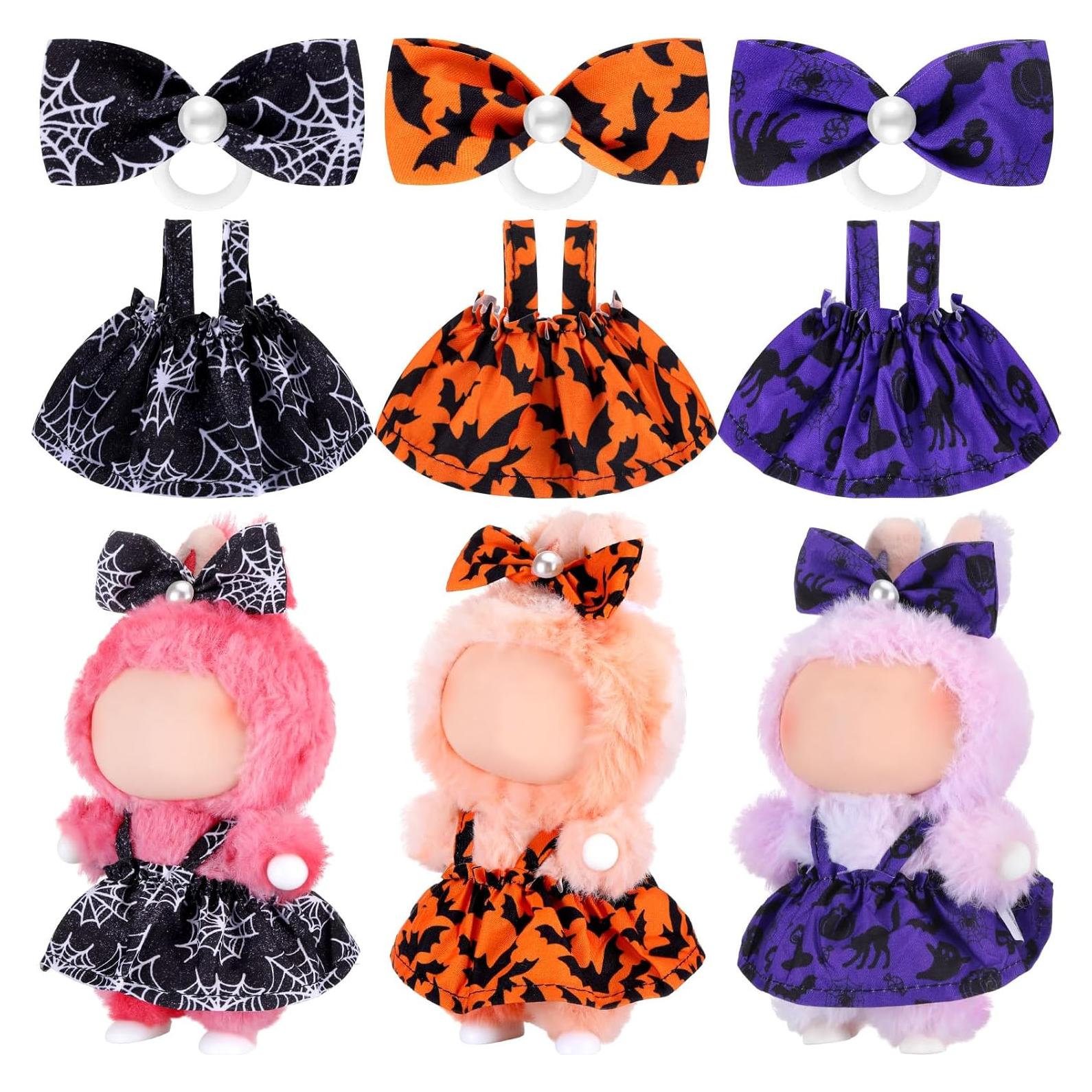 Conjunto de Ropa de Muñeca Halloween 17cm Simgoing - 3 Piezas